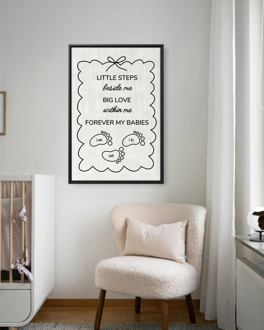 Nursery Chair Blk Vertical 30x40 Mockup