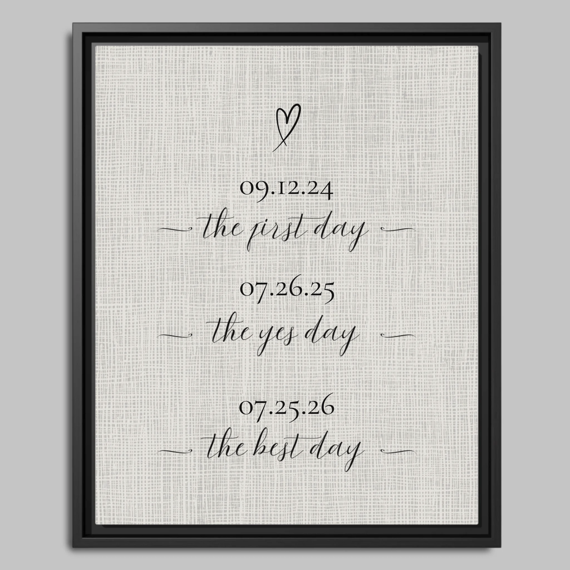 Black Framed Closeup 16x20 Vertical Canvas (4.5) Mockup For TIB