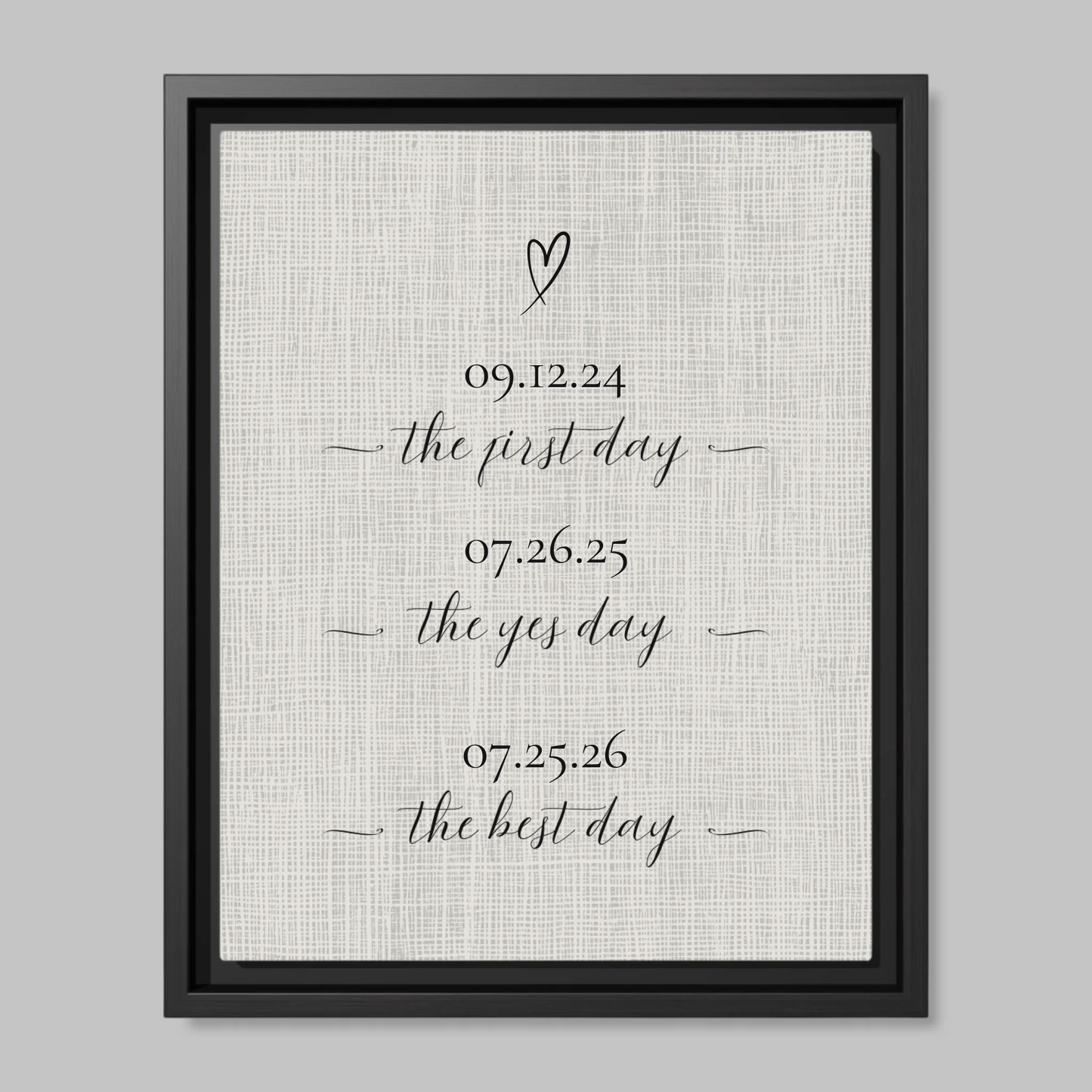 Black Framed Closeup 11x14 (11.14) Vertical Canvas Mockup