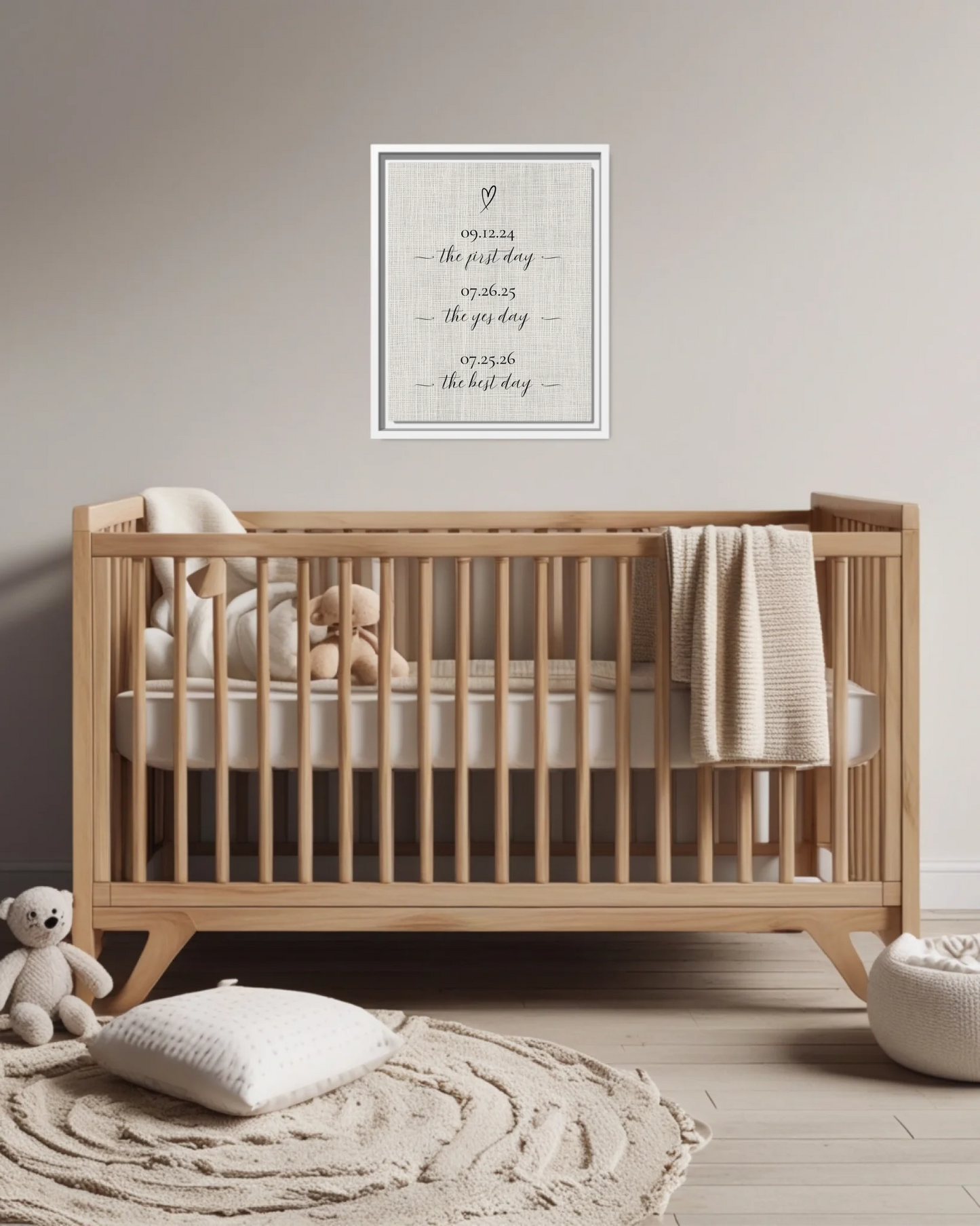 Nursery Crib Wt Vertical 11x14 Mockup