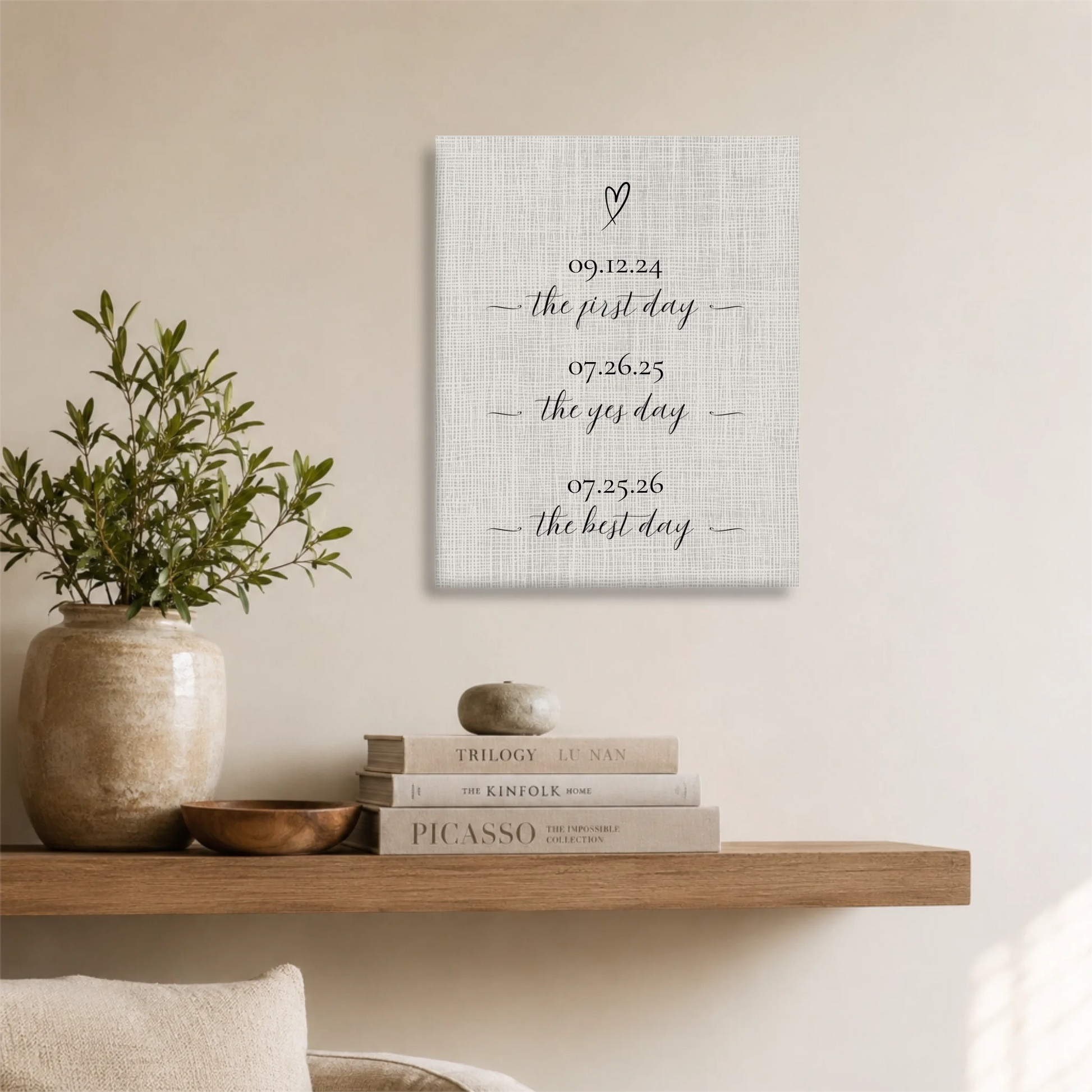 Unframed 16x20 Vertical Canvas (4.5) Mockup For TIB