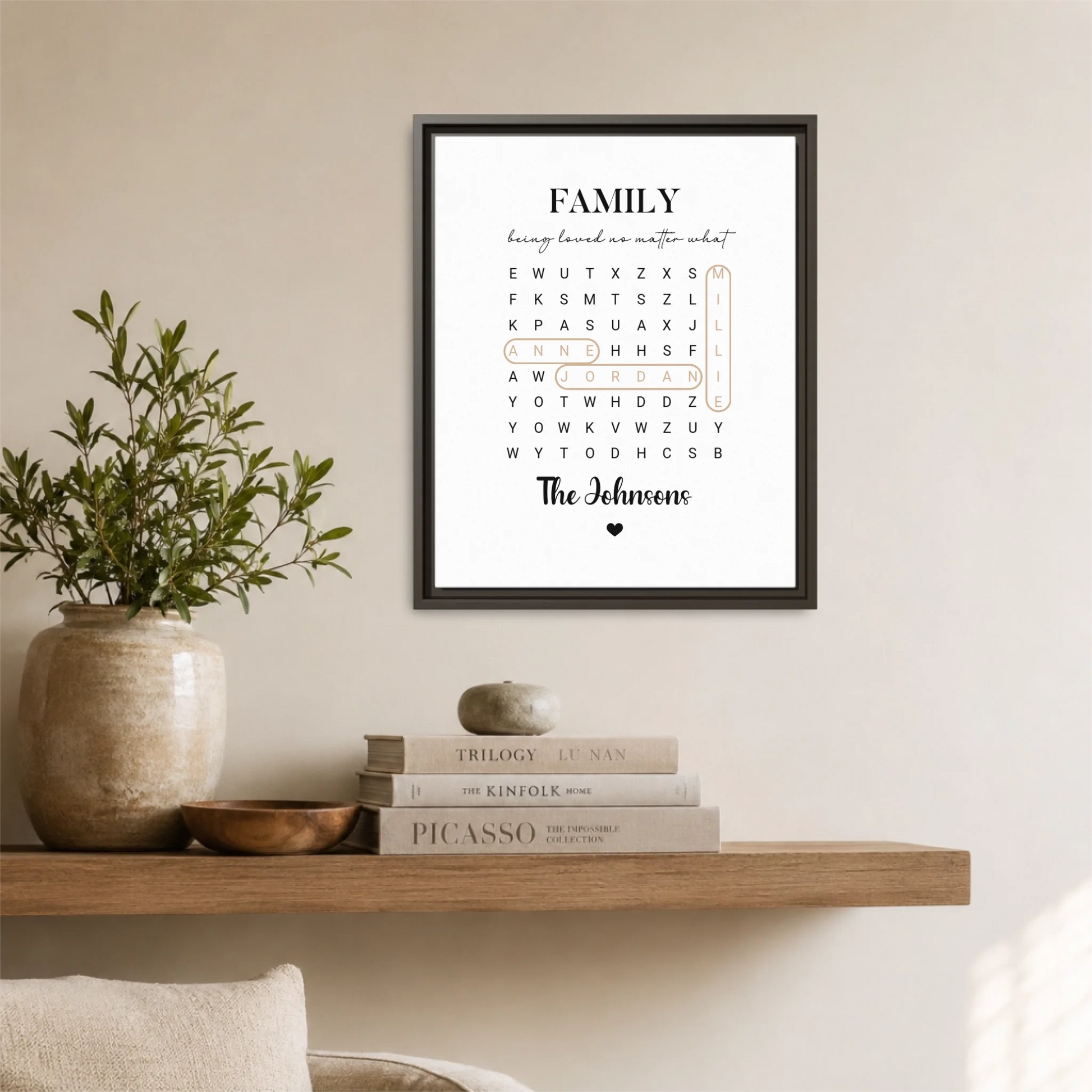 Espresso Framed 16x20 Vertical Canvas (4.5) Mockup For TIB