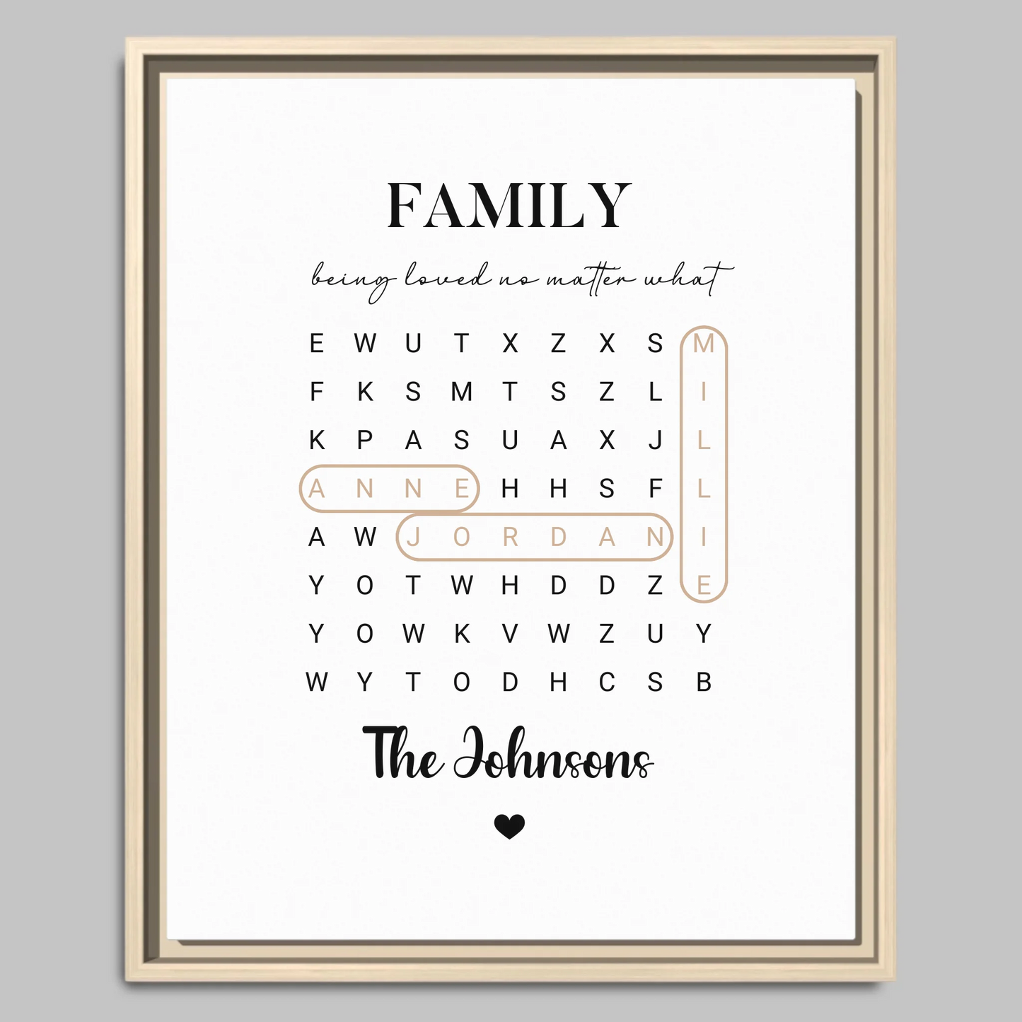 Natural Framed Closeup 16x20 Vertical Canvas (4.5) Mockup For TIB