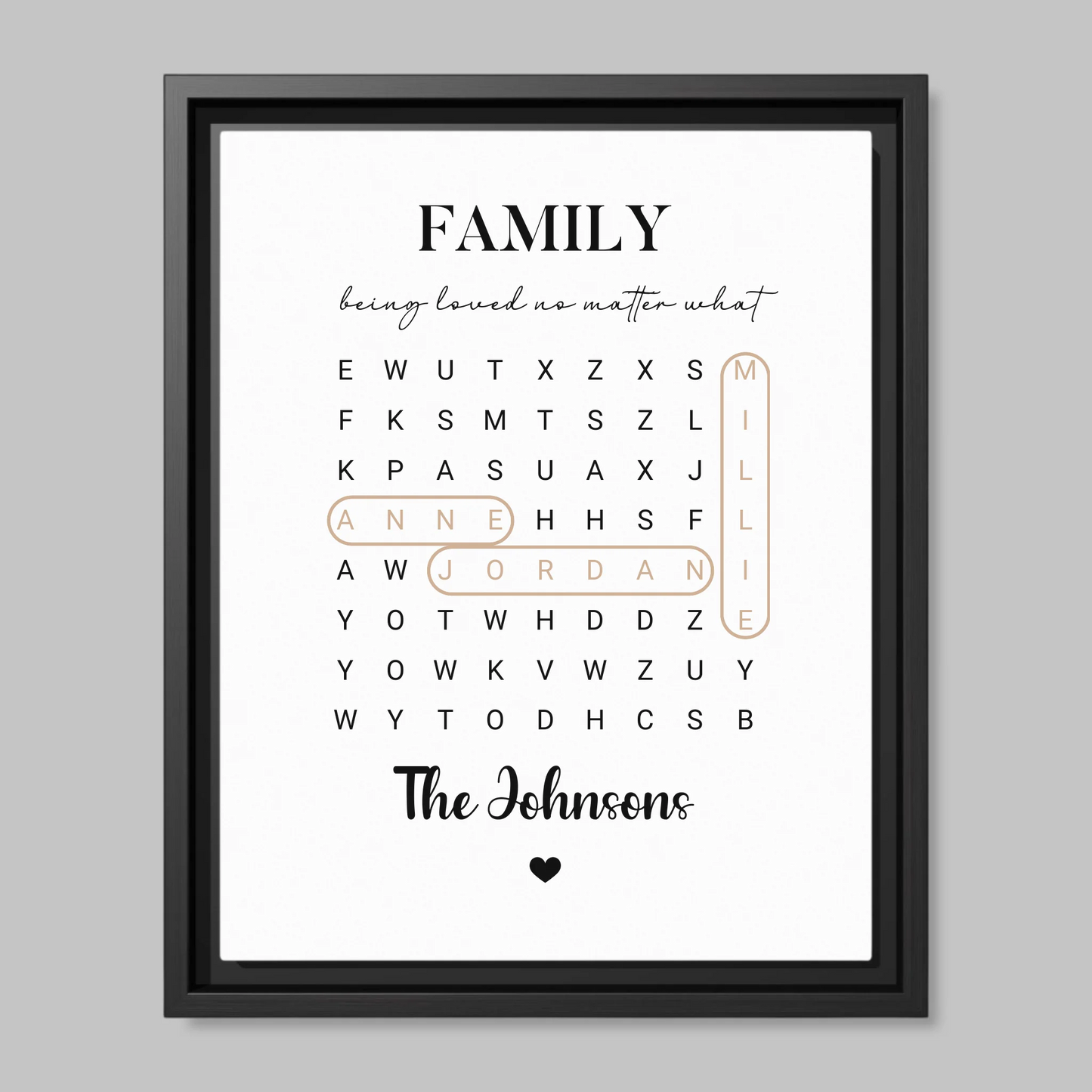 Black Framed Closeup 11x14 (11.14) Vertical Canvas Mockup