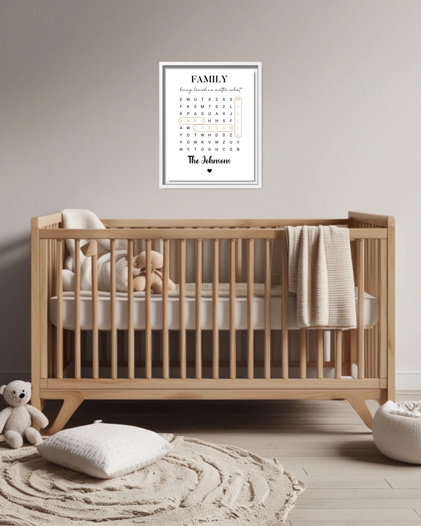 Nursery Crib Wt Vertical 11x14 Mockup