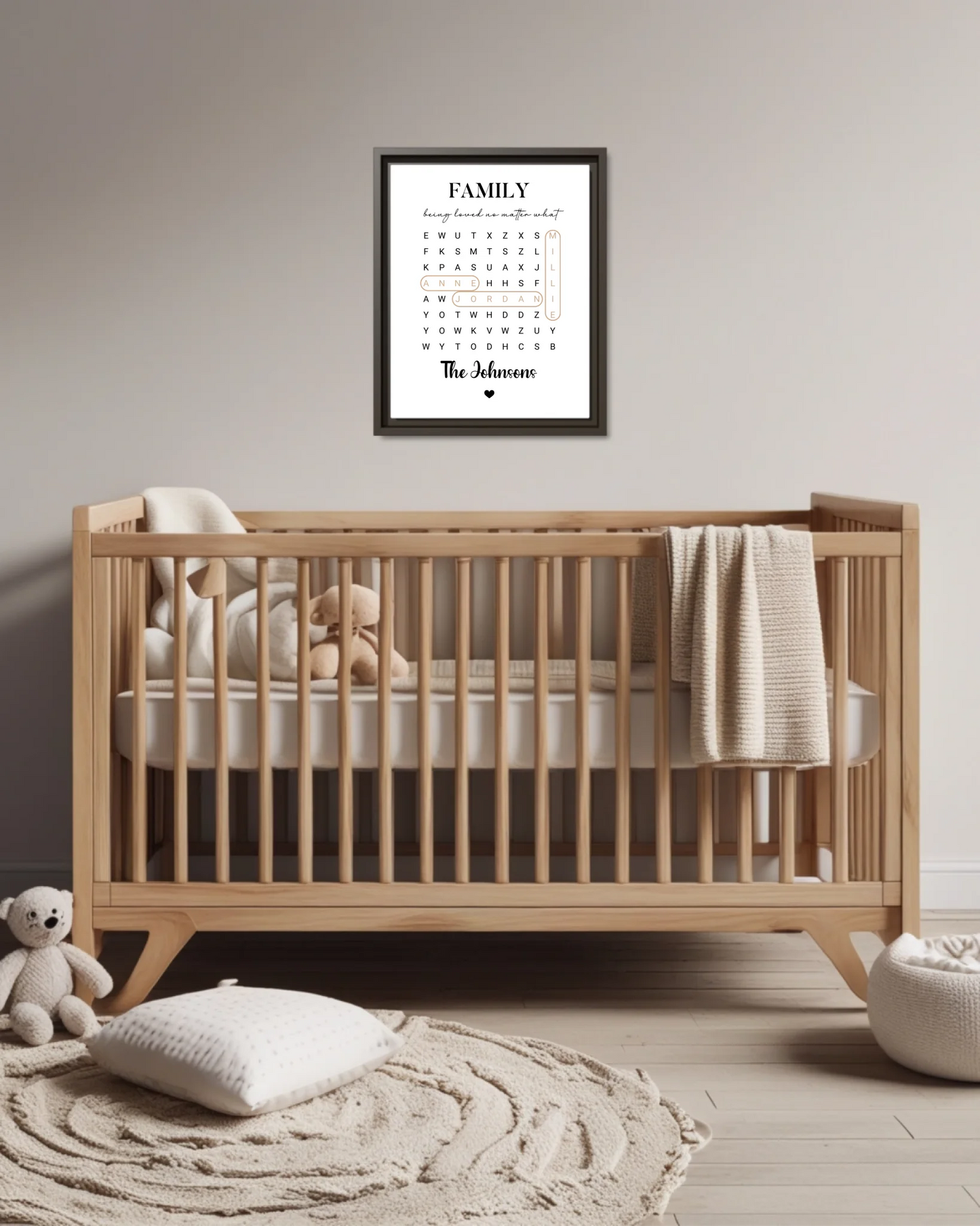 Nursery Crib Esp Vertical 11x14 Mockup