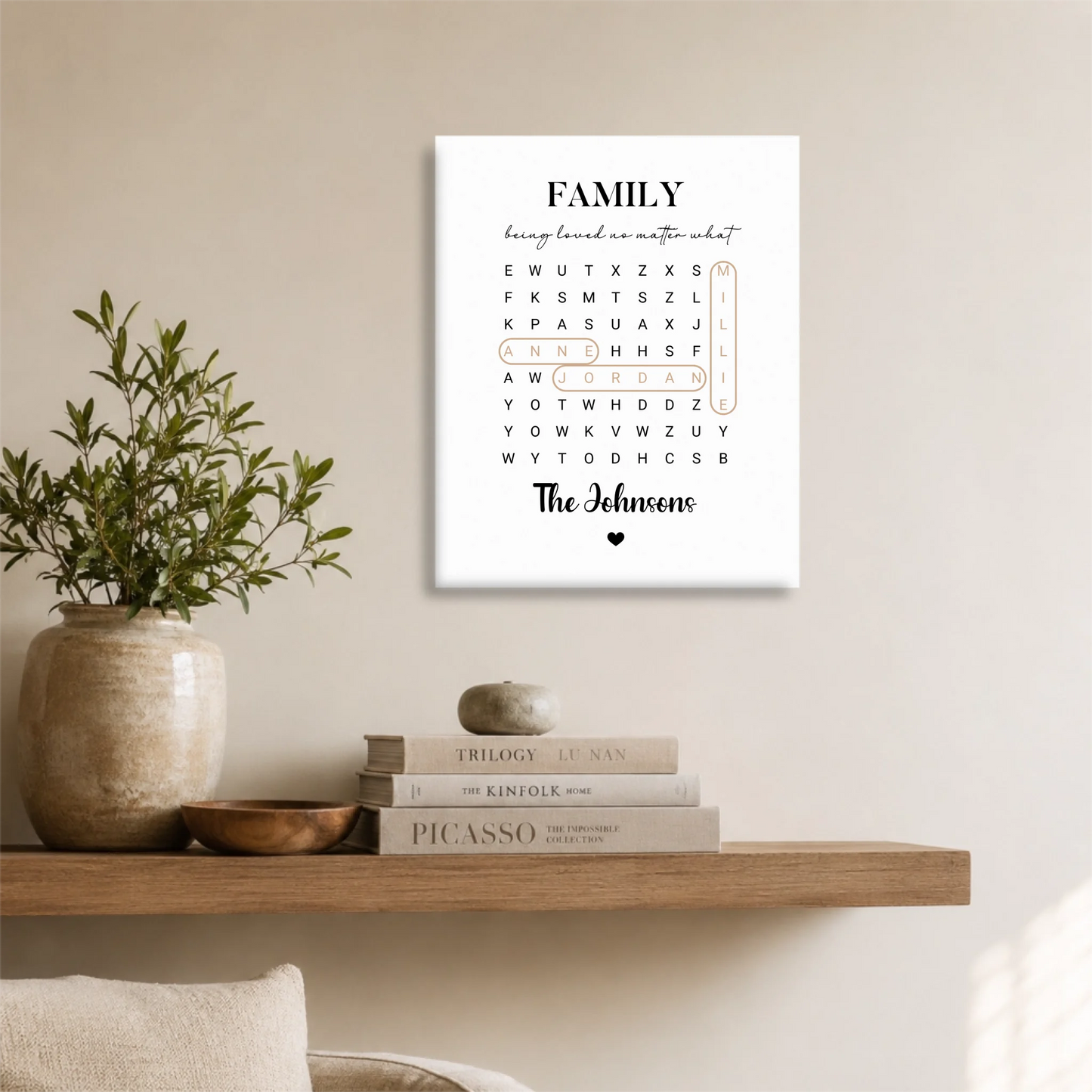 Unframed 16x20 Vertical Canvas (4.5) Mockup For TIB