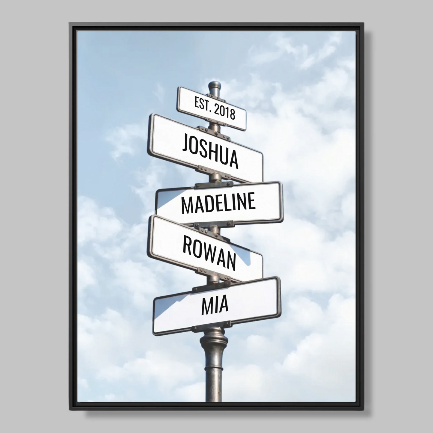 Black Framed Closeup 30x40 (3.4) Vertical Rectangular Canvas