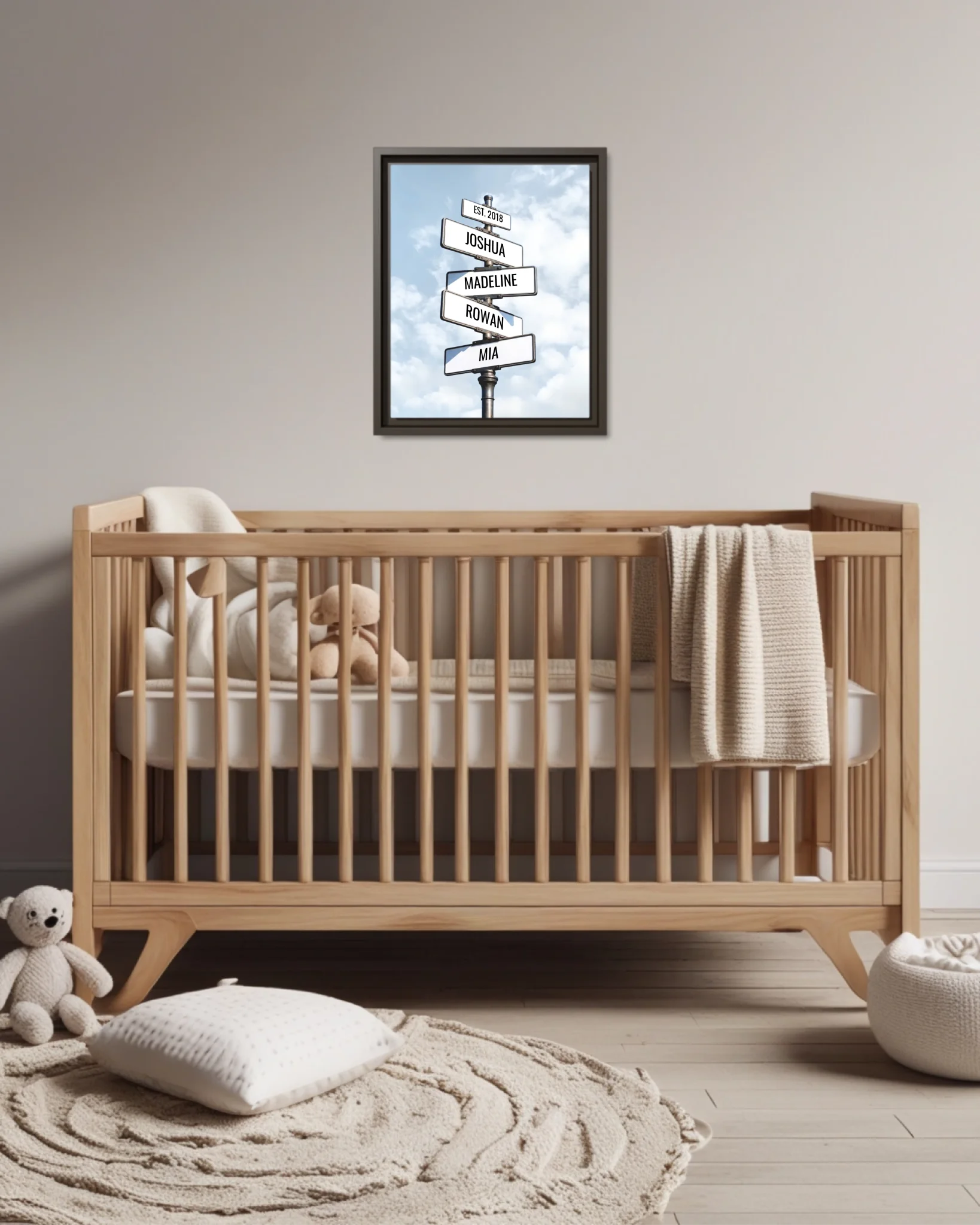 Nursery Crib Esp Vertical 11x14 Mockup