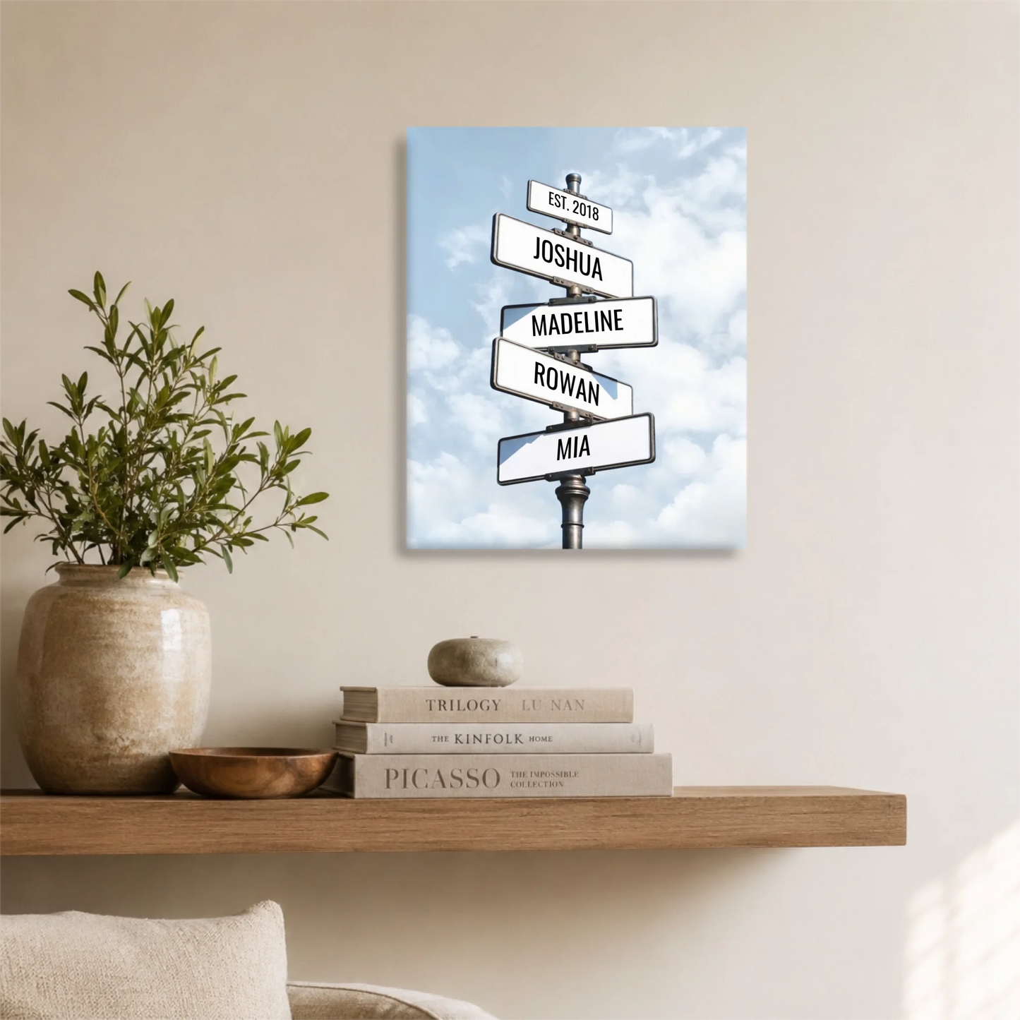 Unframed 16x20 Vertical Canvas (4.5) Mockup For TIB