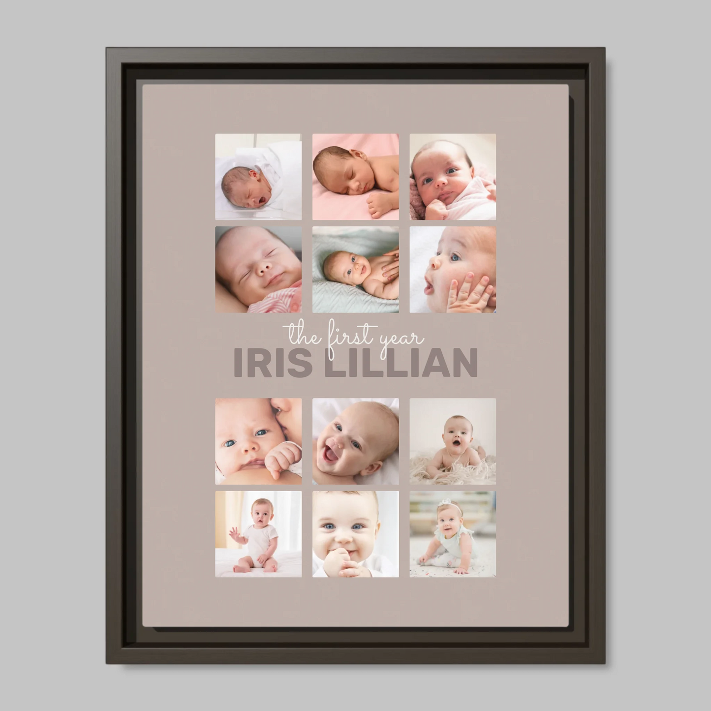 Espresso Framed Closeup 11x14 (11.14) Vertical Canvas Mockup