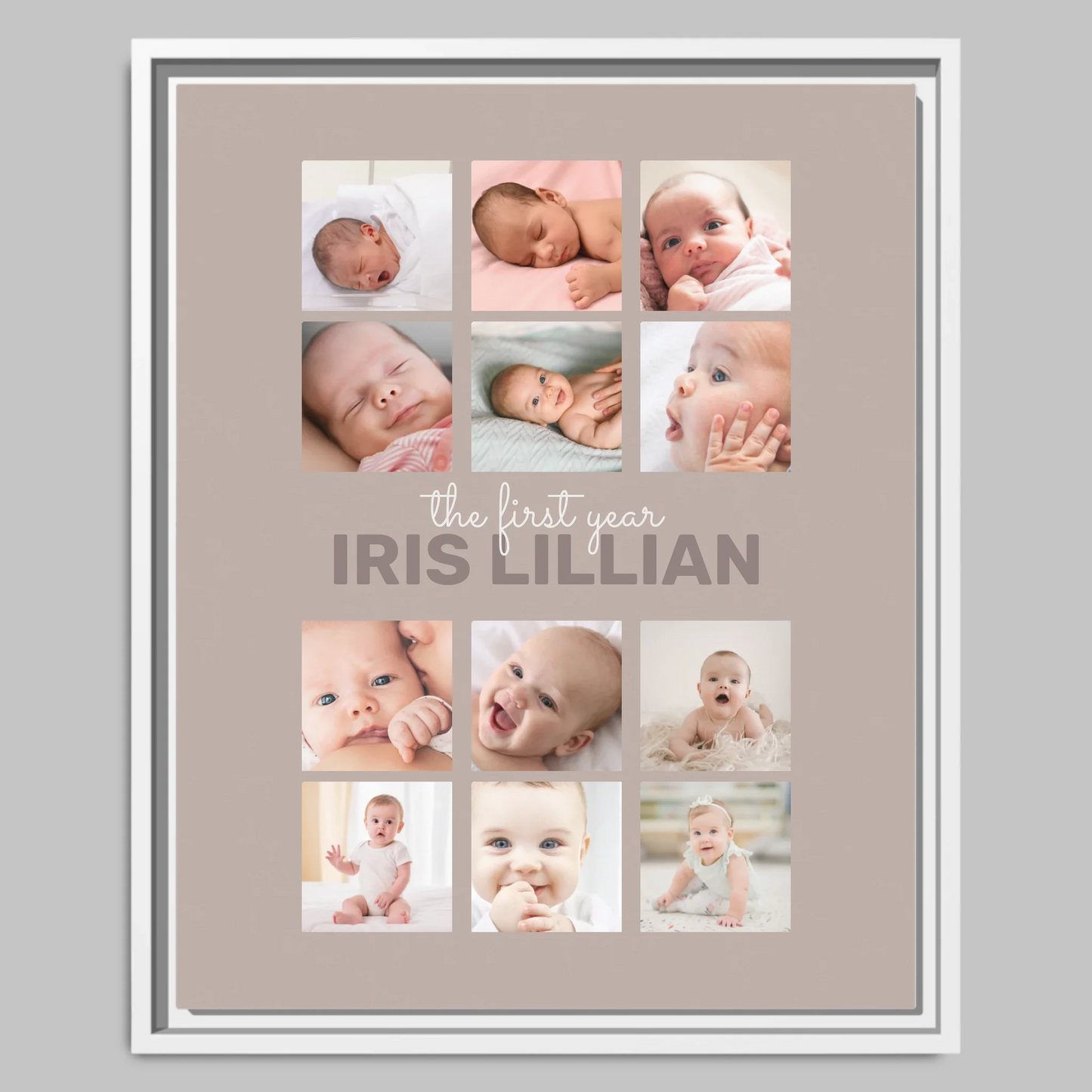 White Closeup 16x20 Vertical Canvas (4.5) Mockup For TIB