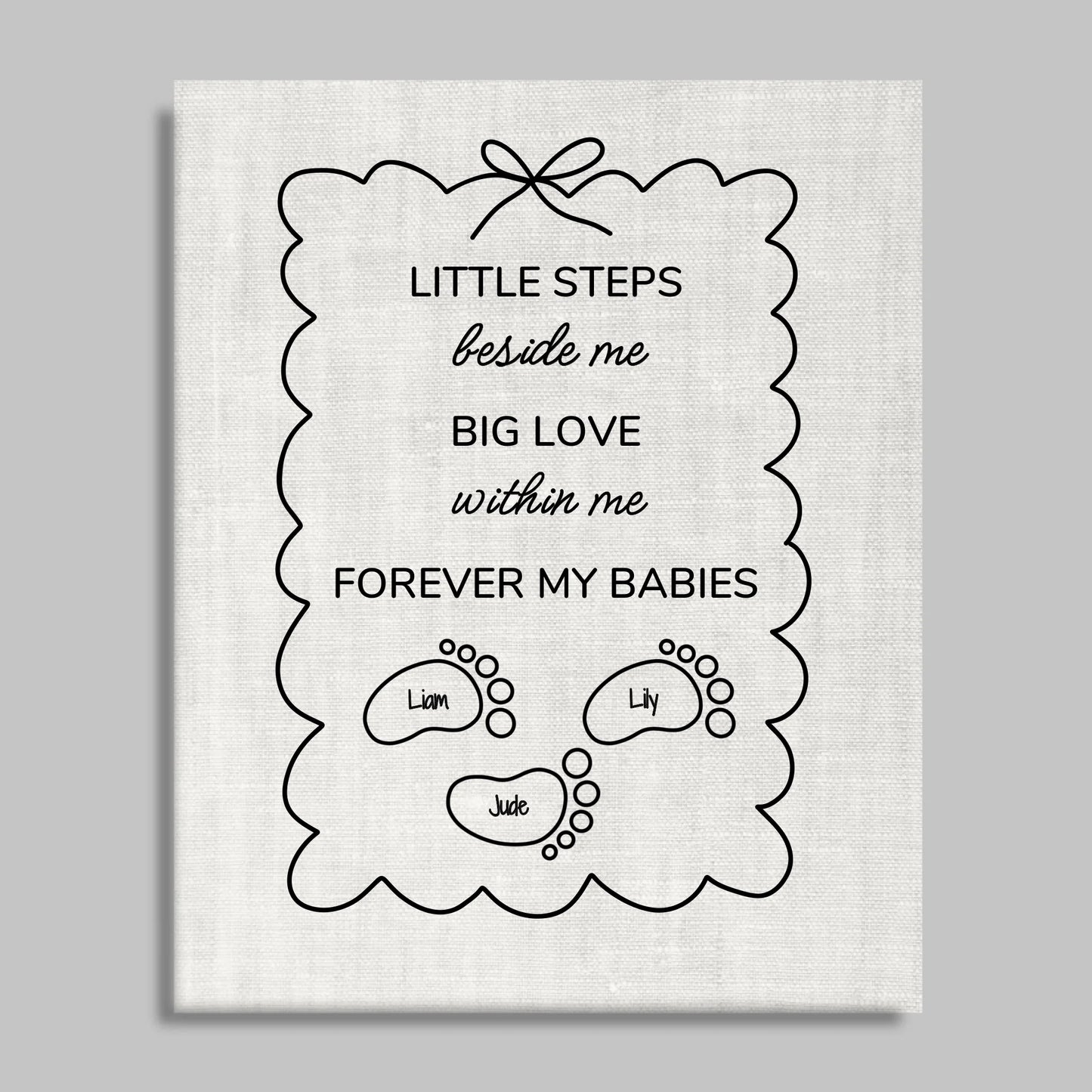 Unframed Closeup 16x20 Vertical Canvas (4.5) Mockup For TIB