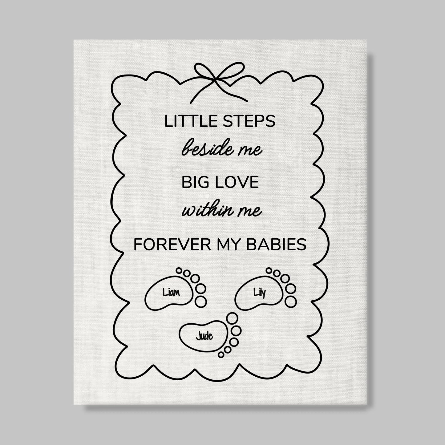 Unframed Closeup 11x14 (11.14) Vertical Canvas Mockup