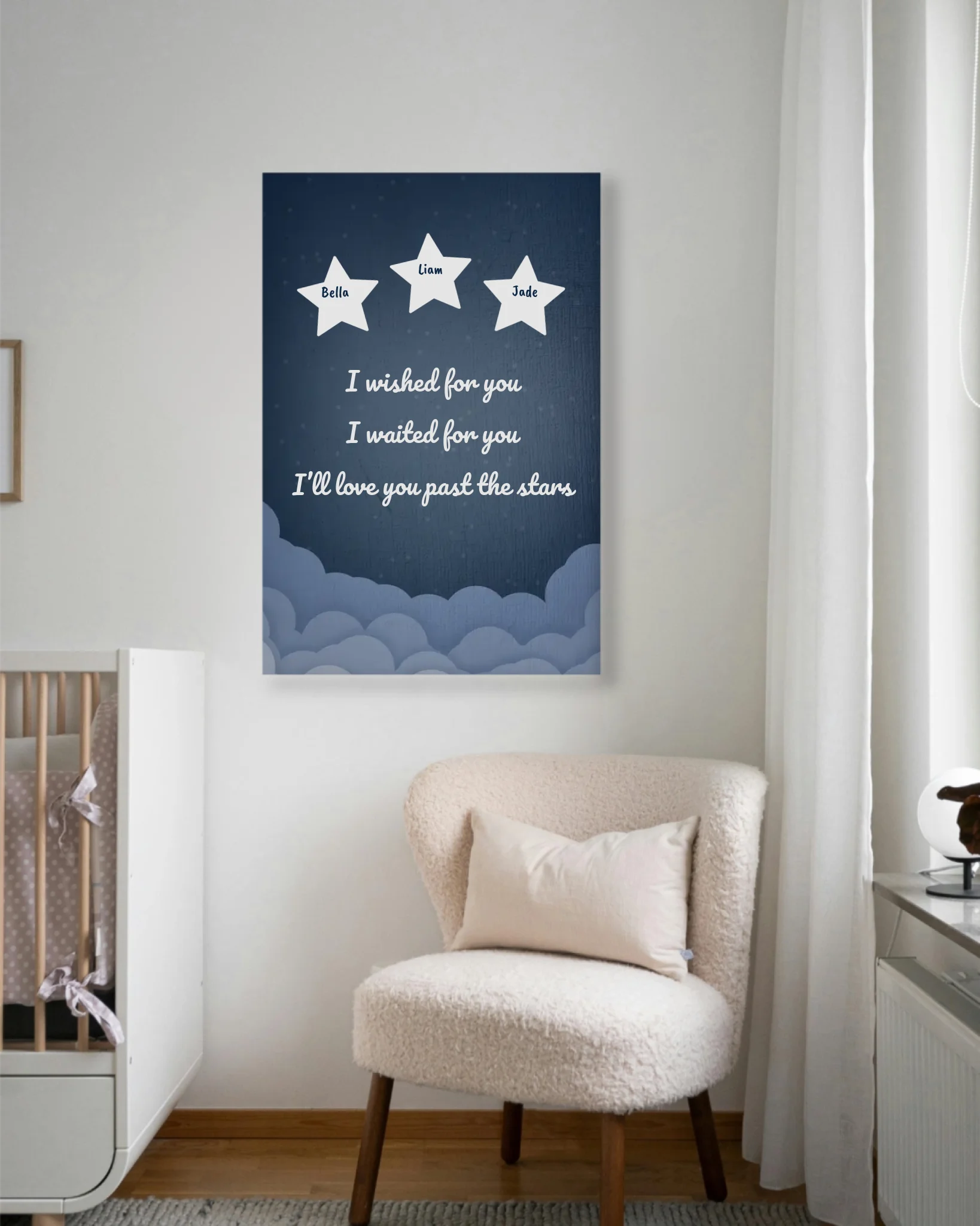 Nursery Chair UF Vertical 30x40 Mockup