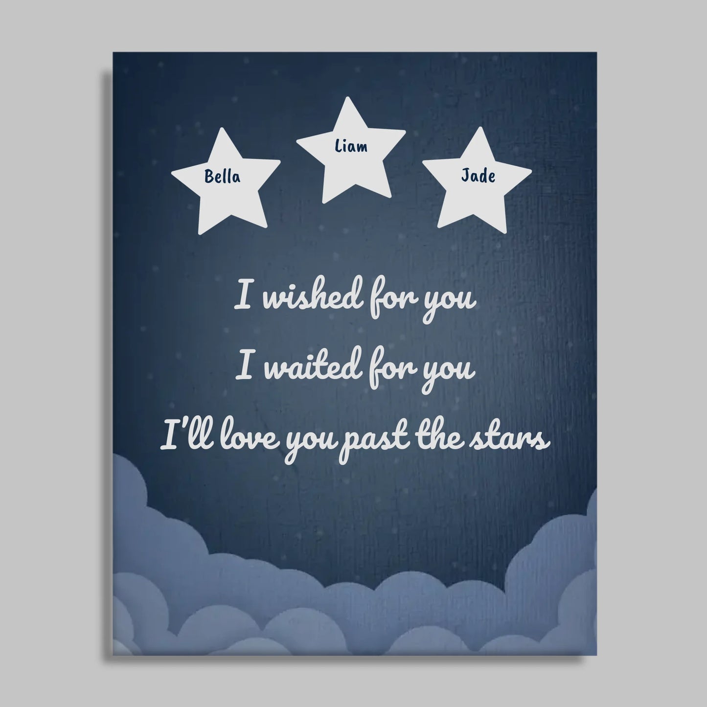 Unframed Closeup 16x20 Vertical Canvas (4.5) Mockup For TIB