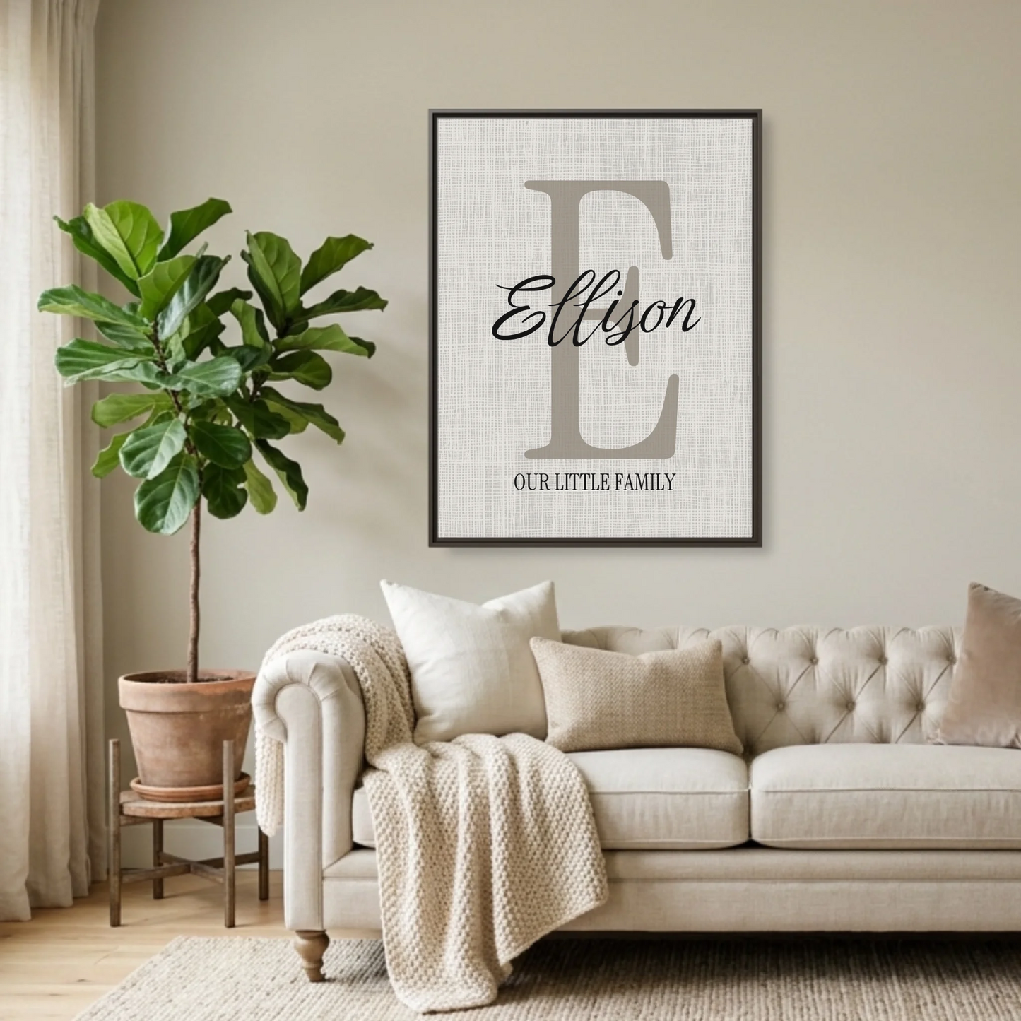 Espresso Framed 30x40 (3.4) Vertical Rectangular Canvas