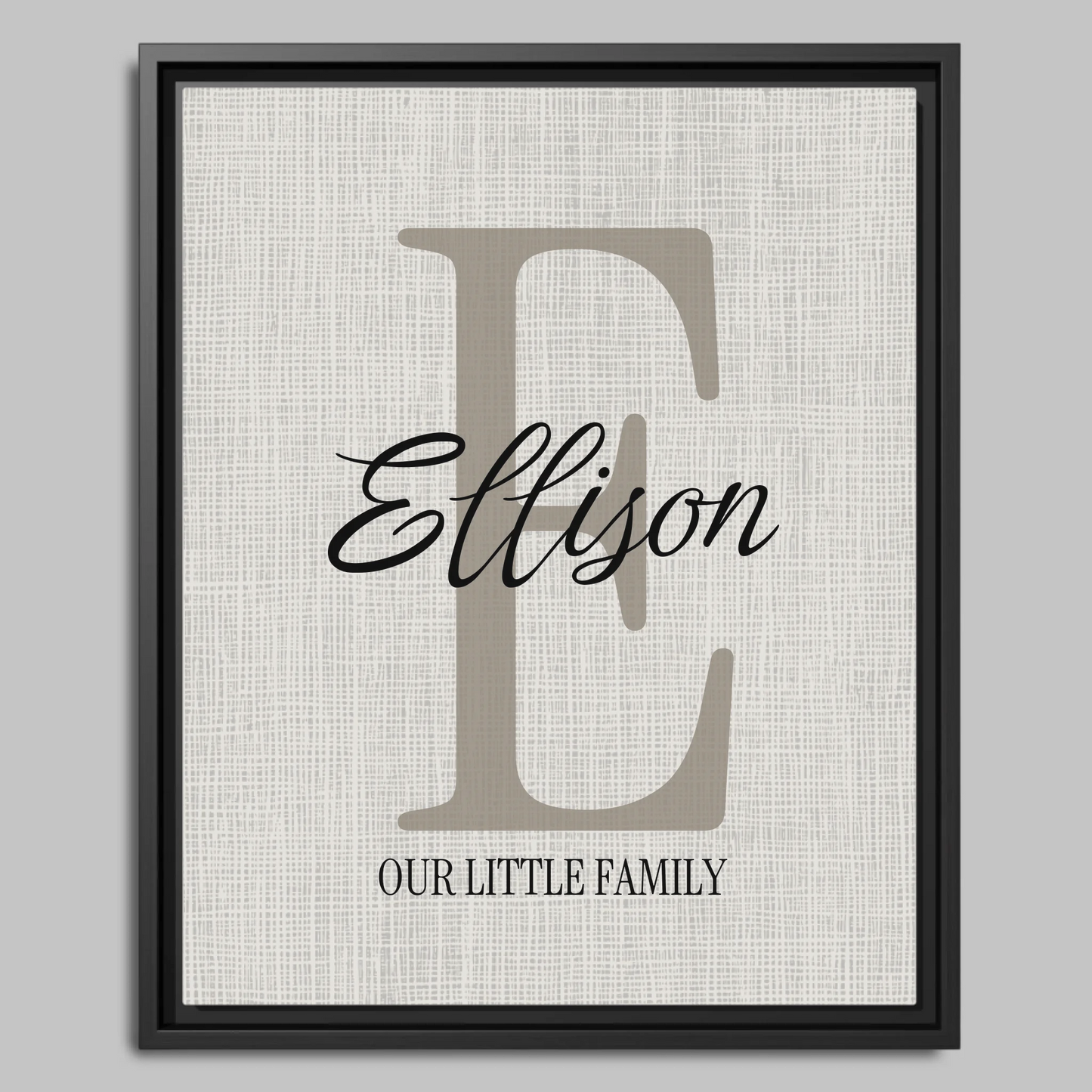 Black Framed Closeup 16x20 Vertical Canvas (4.5) Mockup For TIB