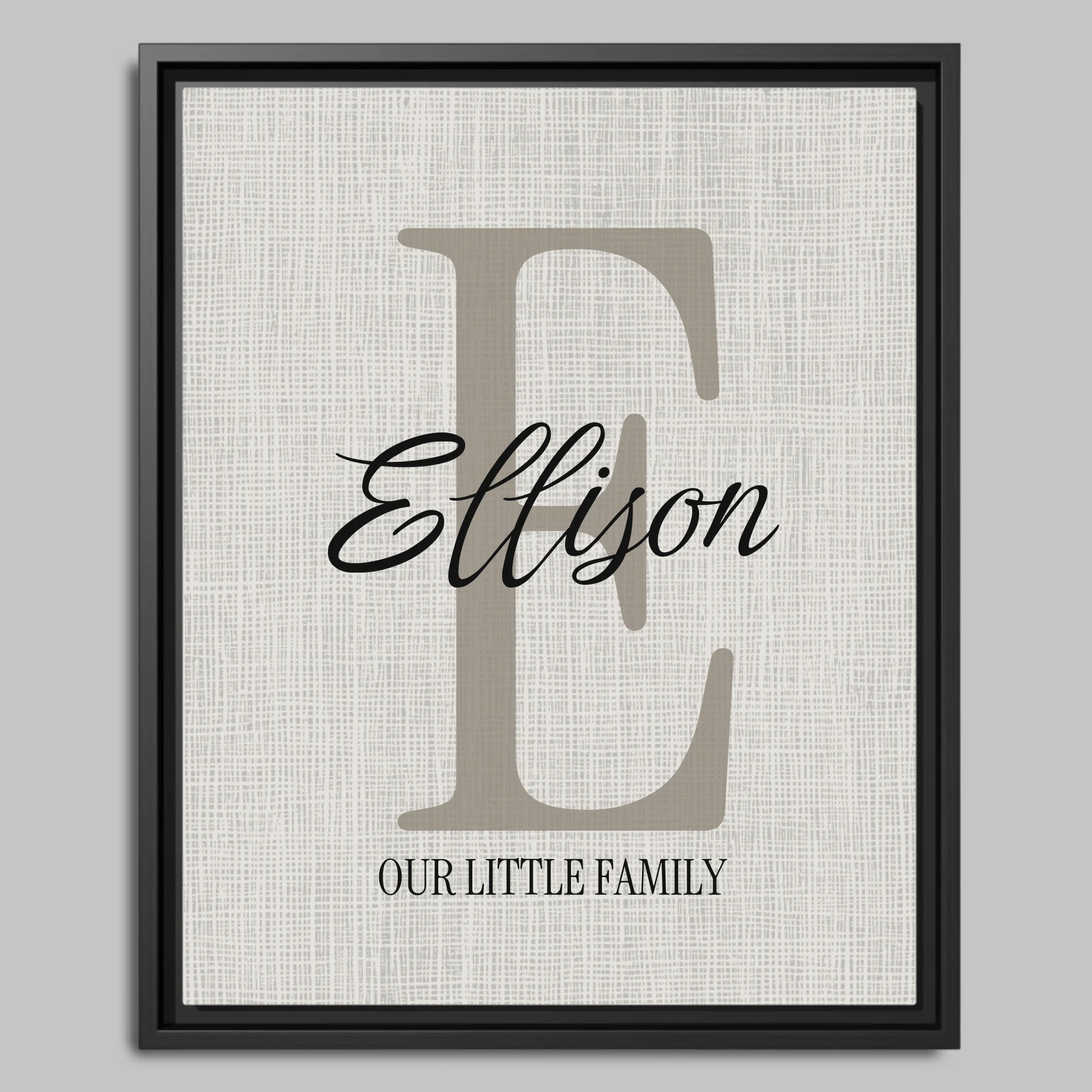 Black Framed Closeup 16x20 Vertical Canvas (4.5) Mockup For TIB