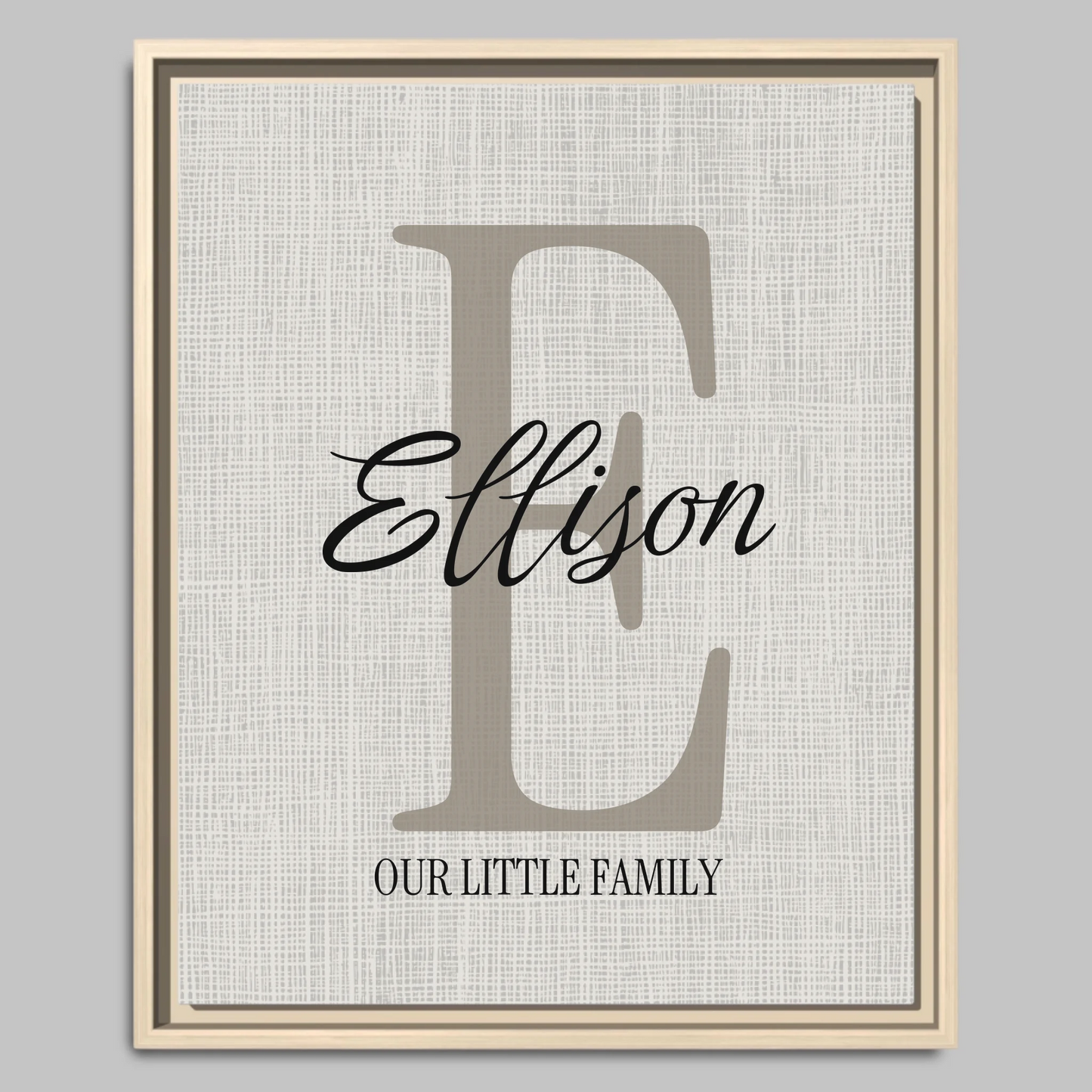 Natural Framed Closeup 16x20 Vertical Canvas (4.5) Mockup For TIB