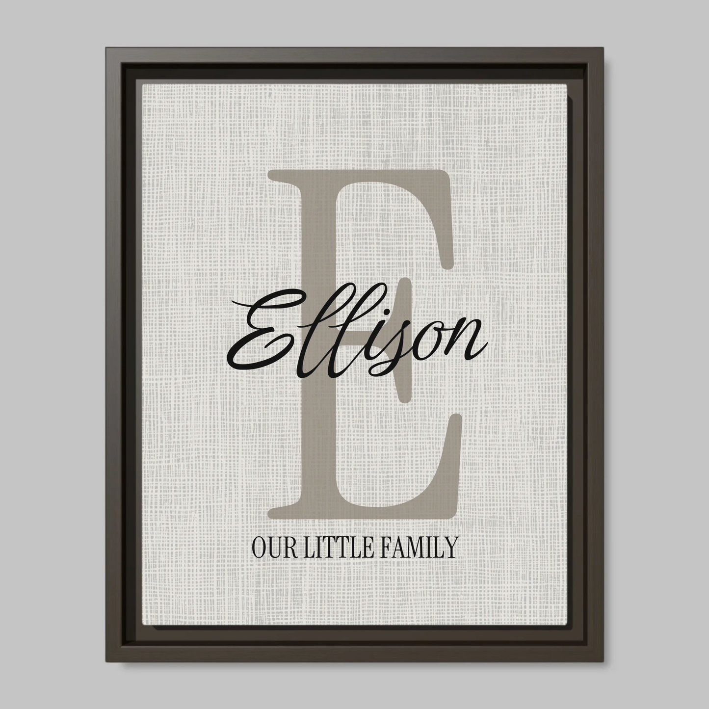Espresso Framed Closeup 11x14 (11.14) Vertical Canvas Mockup