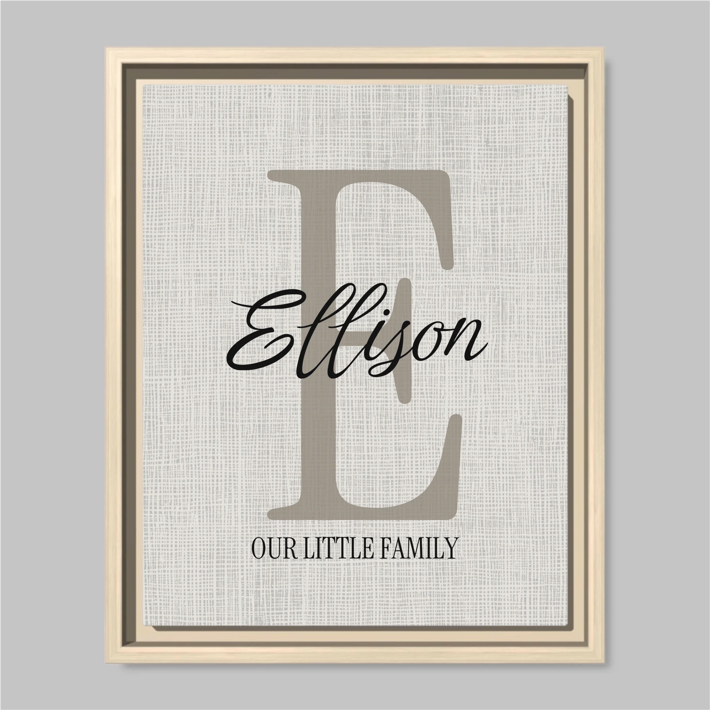 Natural Framed Closeup 11x14 (11.14) Vertical Canvas Mockup