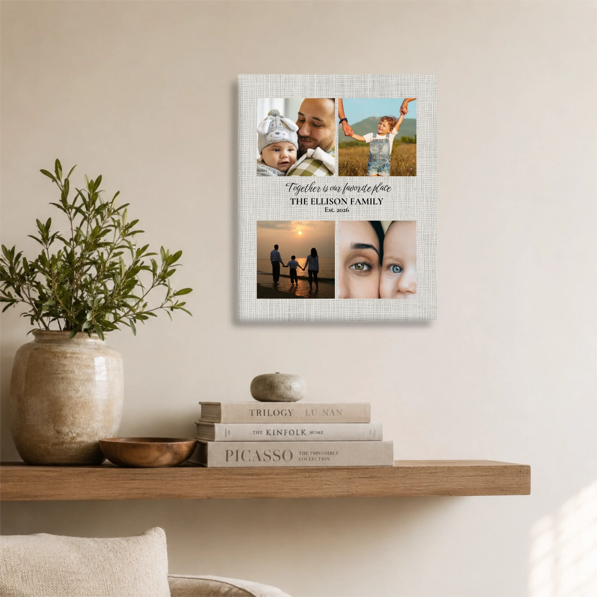 Unframed 16x20 Vertical Canvas (4.5) Mockup For TIB