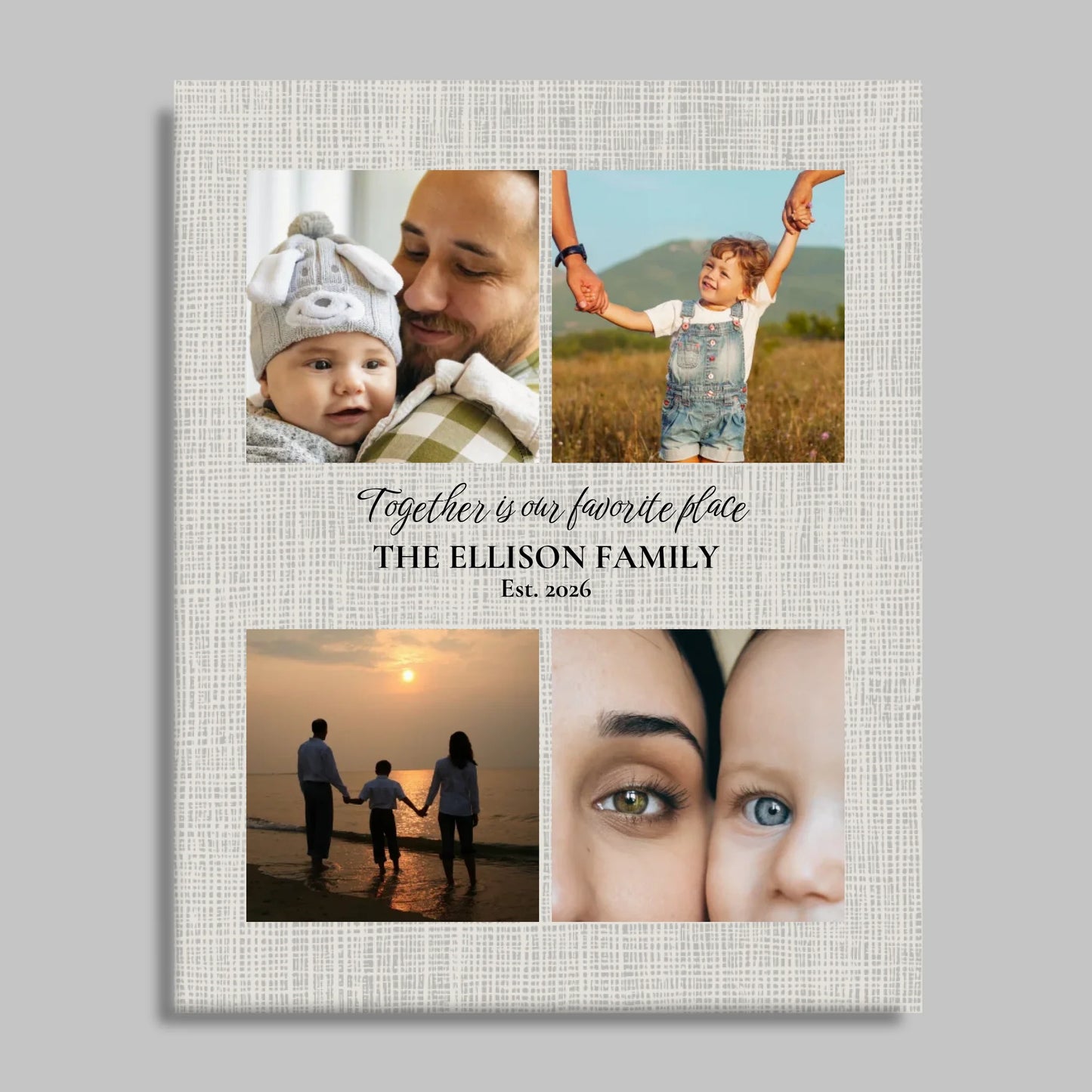 Unframed Closeup 16x20 Vertical Canvas (4.5) Mockup For TIB