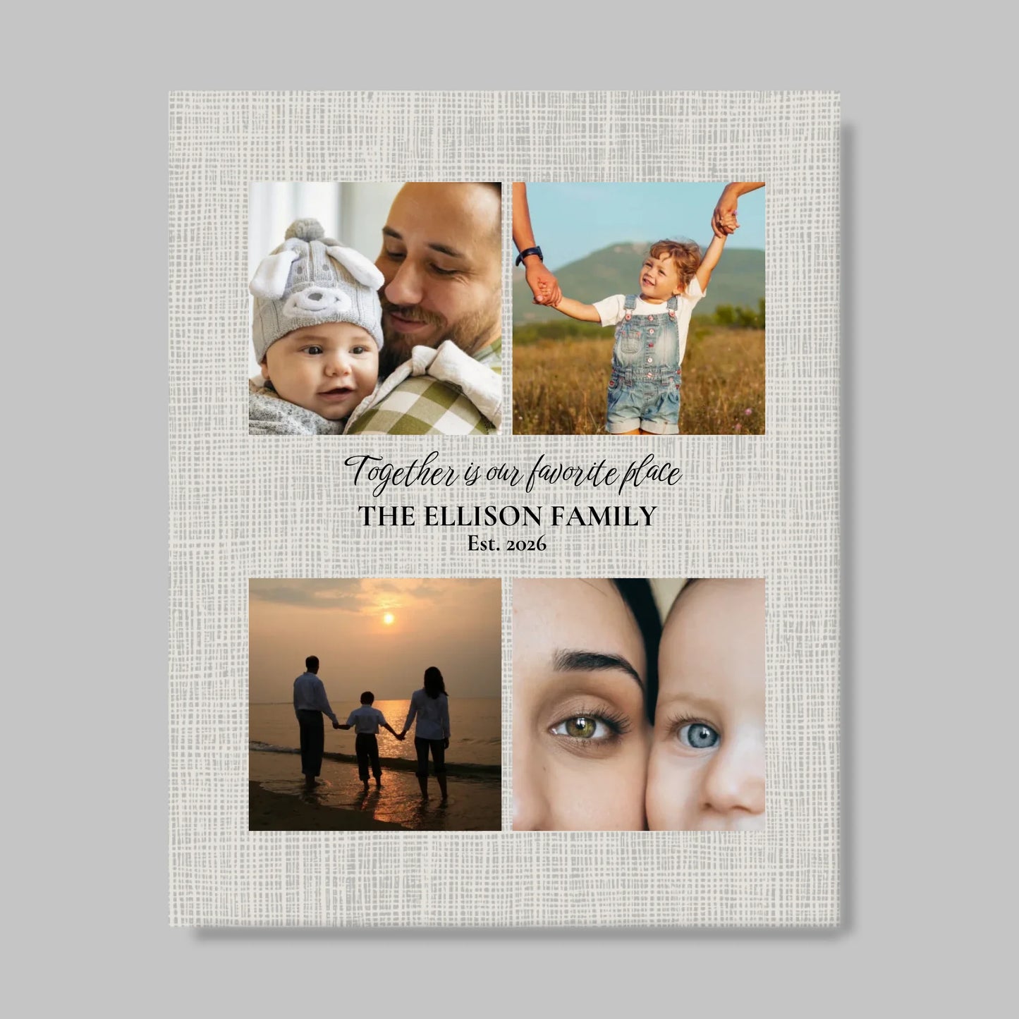 Unframed Closeup 11x14 (11.14) Vertical Canvas Mockup