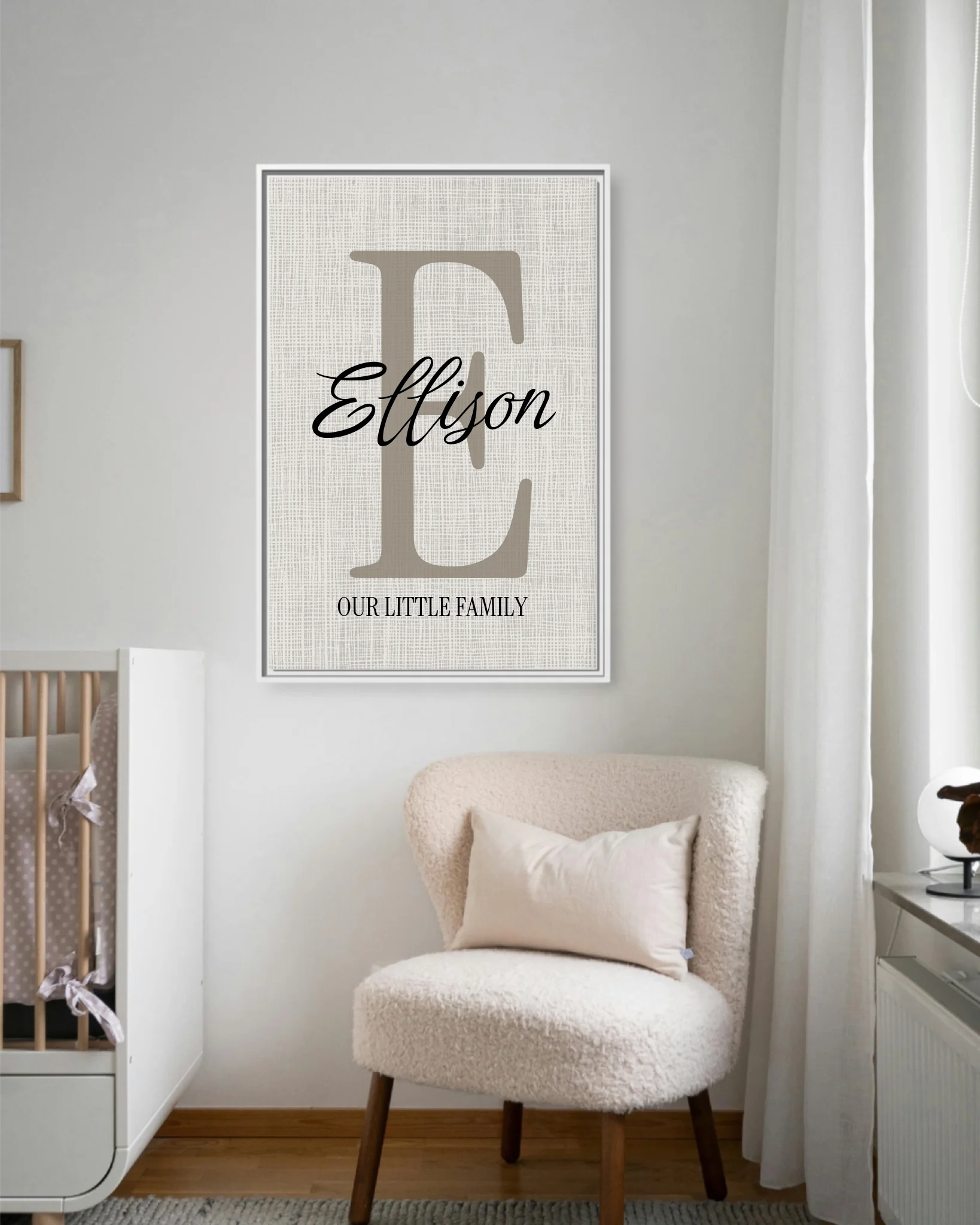 Nursery Chair Wt Vertical 30x40 Mockup