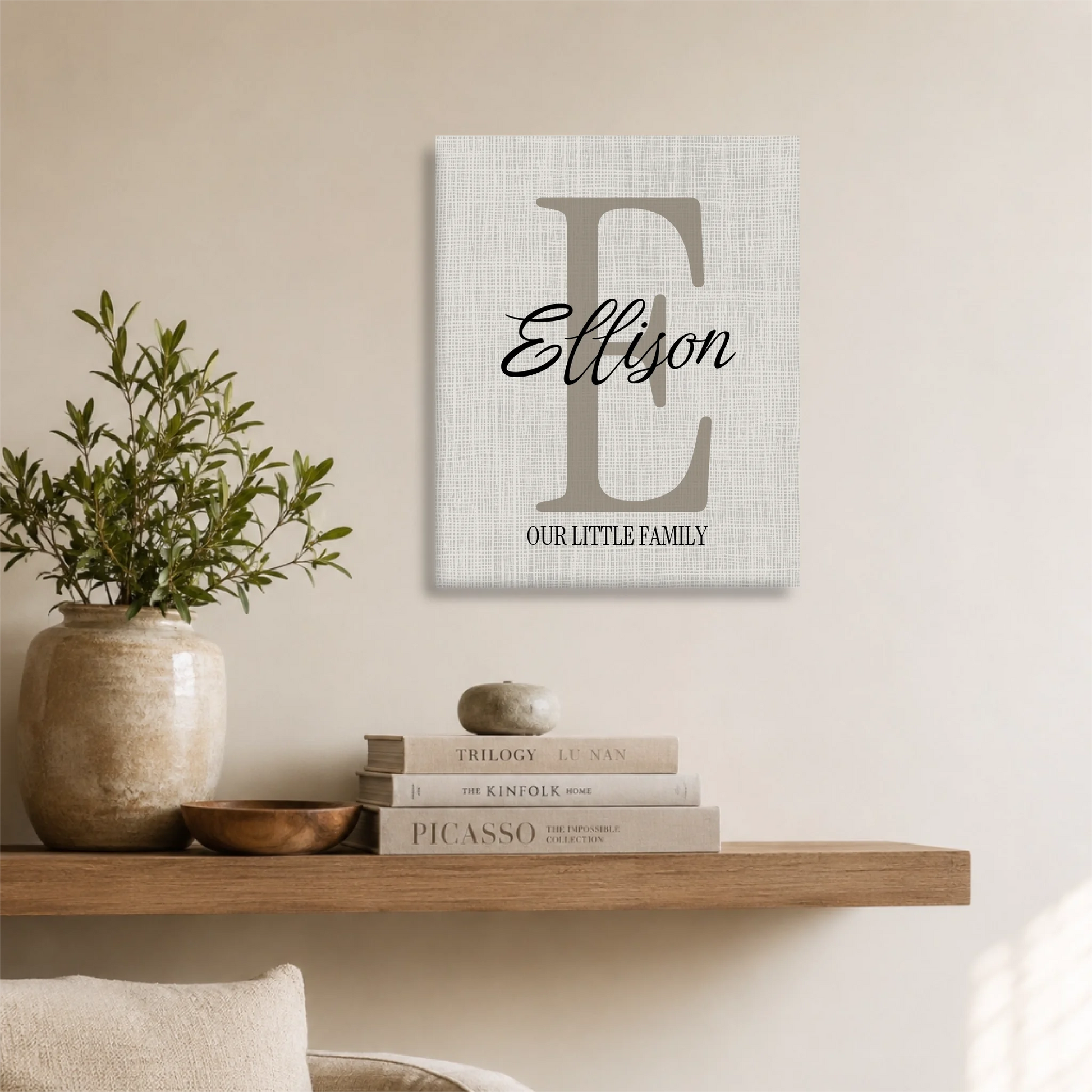 Unframed 16x20 Vertical Canvas (4.5) Mockup For TIB