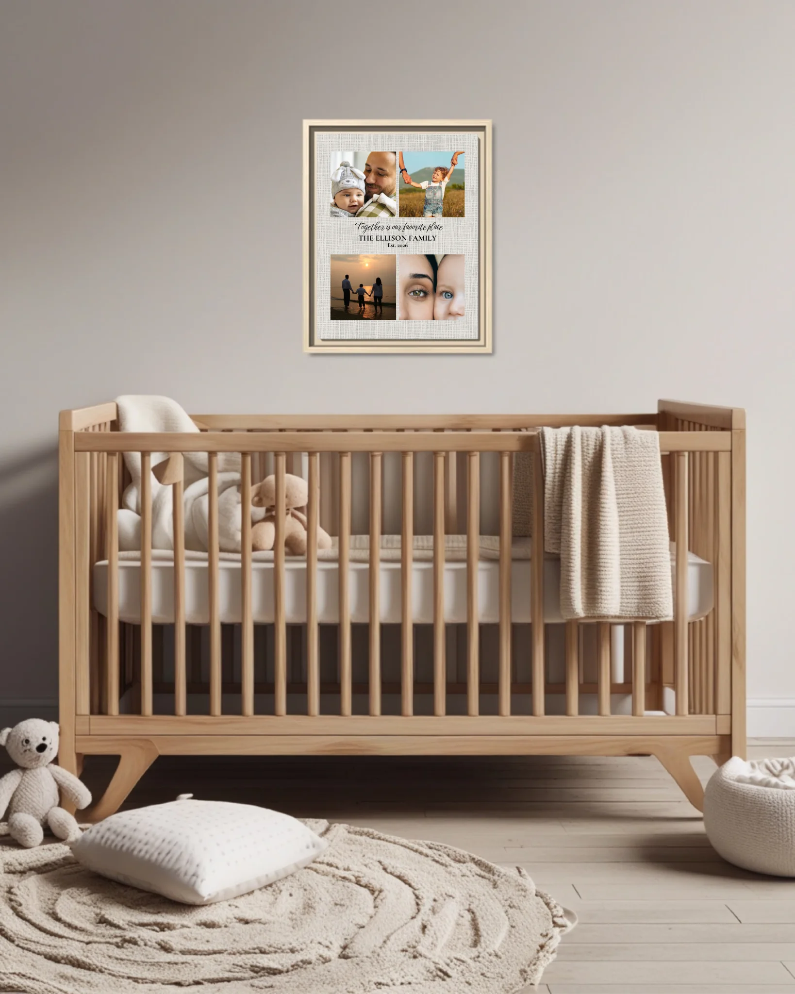 Nursery Crib Ntl Vertical 11x14 Mockup