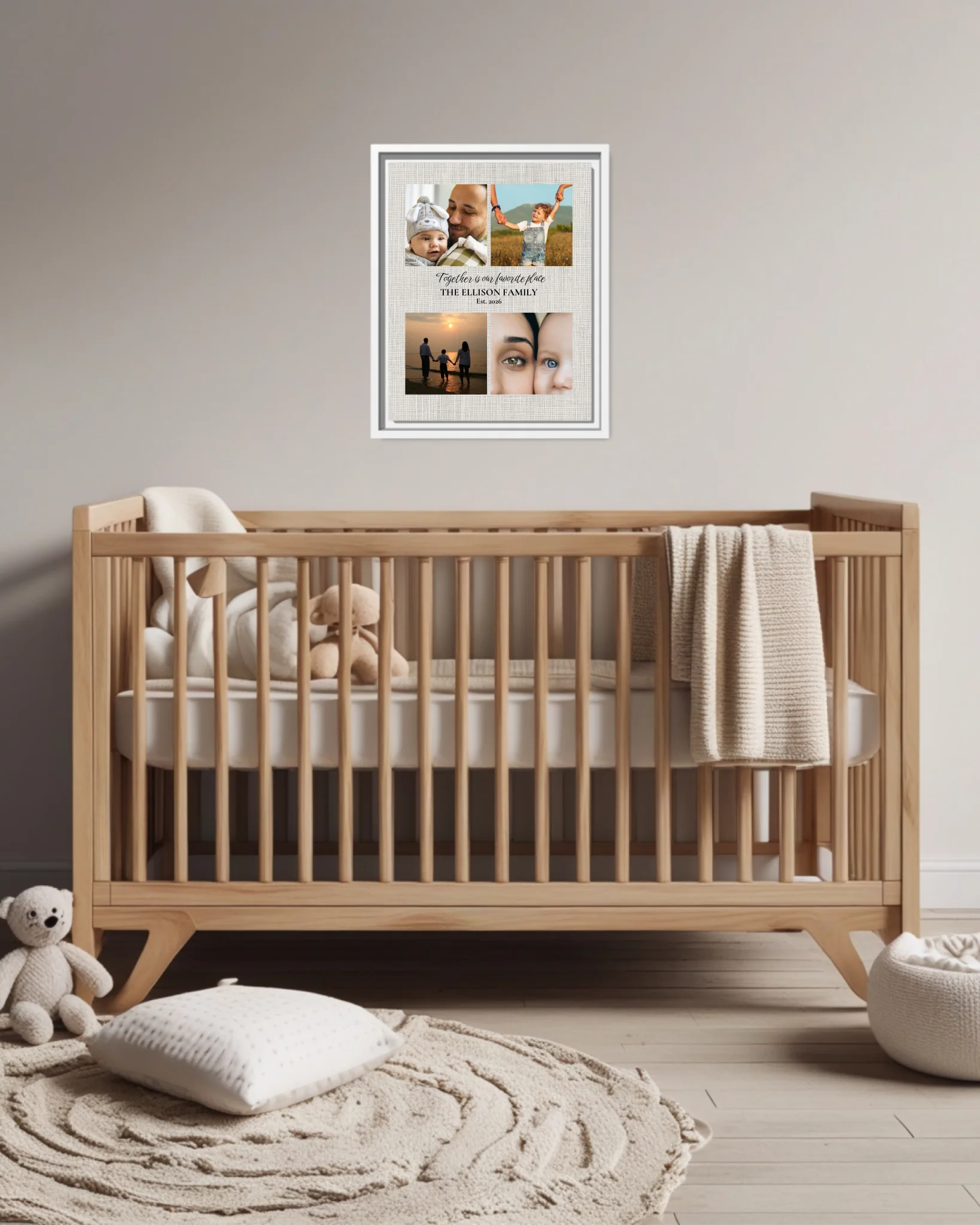 Nursery Crib Wt Vertical 11x14 Mockup