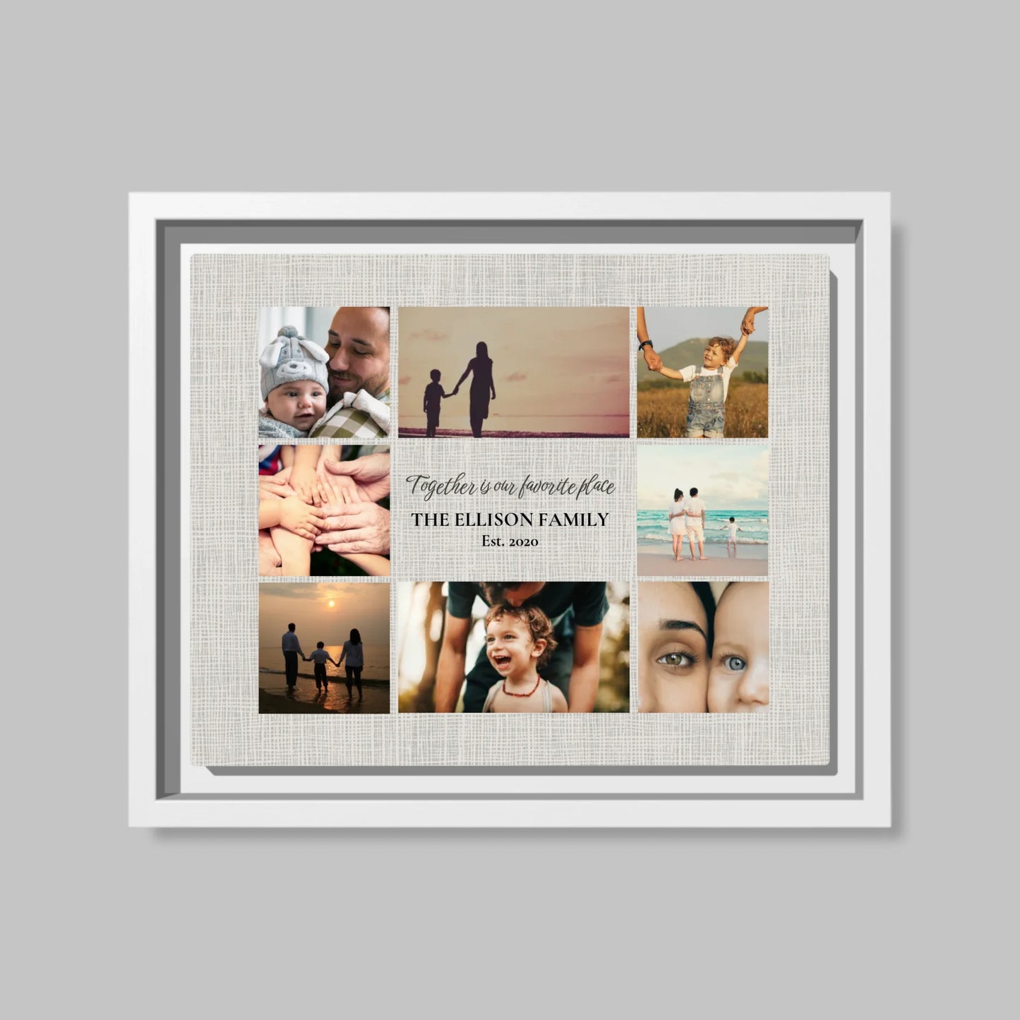 White Closeup 16x20 Vertical Canvas (4.5) Mockup For TIB