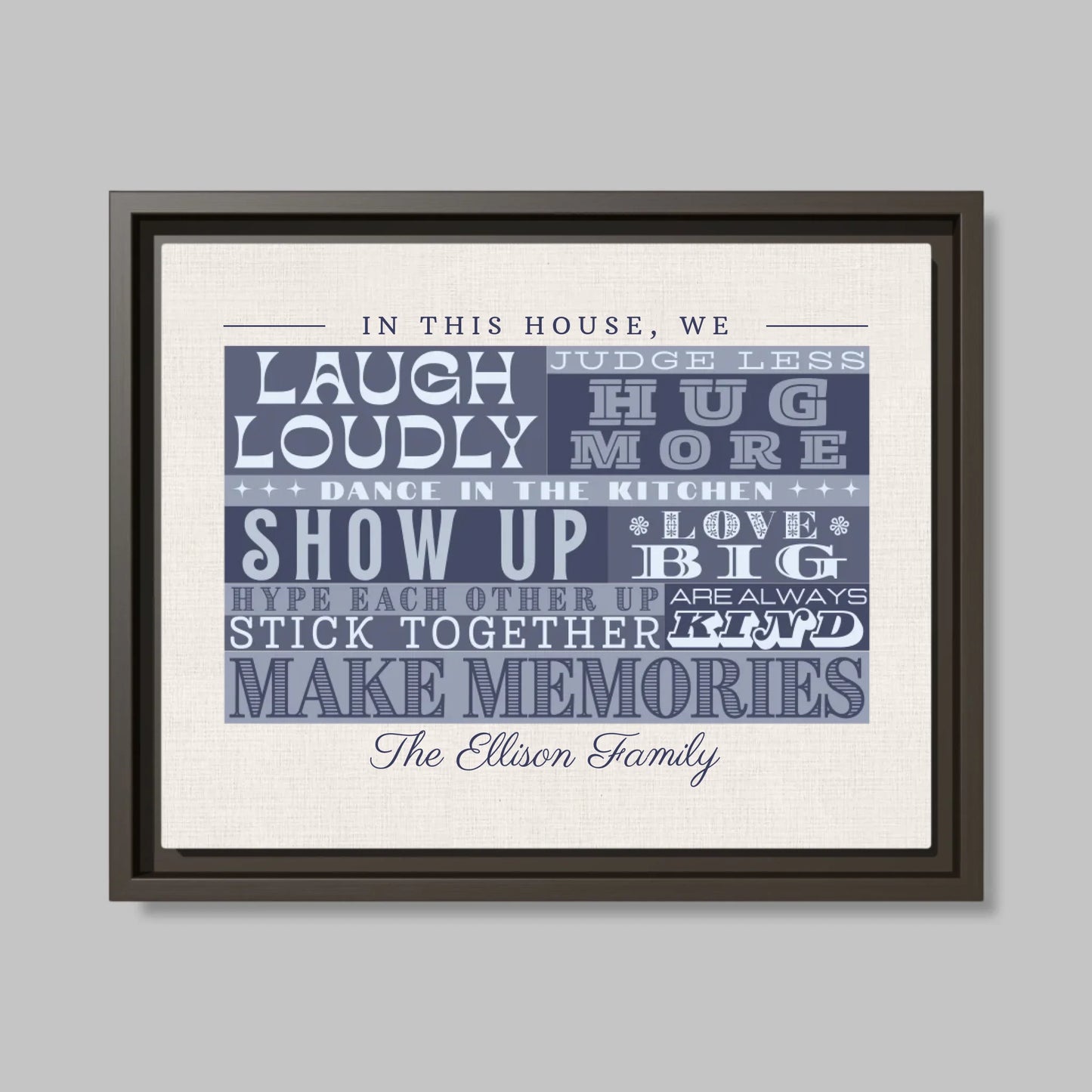 Espresso Framed Closeup 14.11 (14.11) Horizontal Canvas Mockup