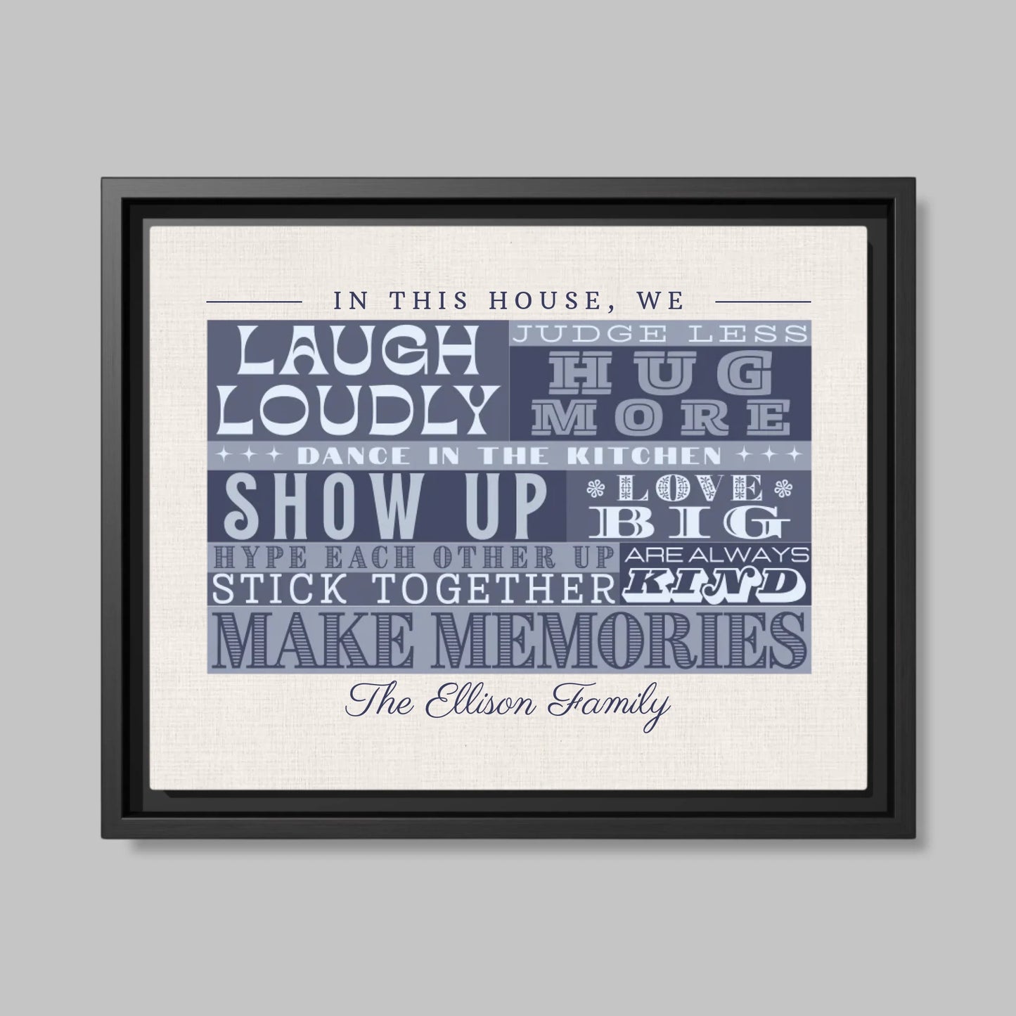 Black Framed Closeup 14.11 (14.11) Horizontal Canvas Mockup