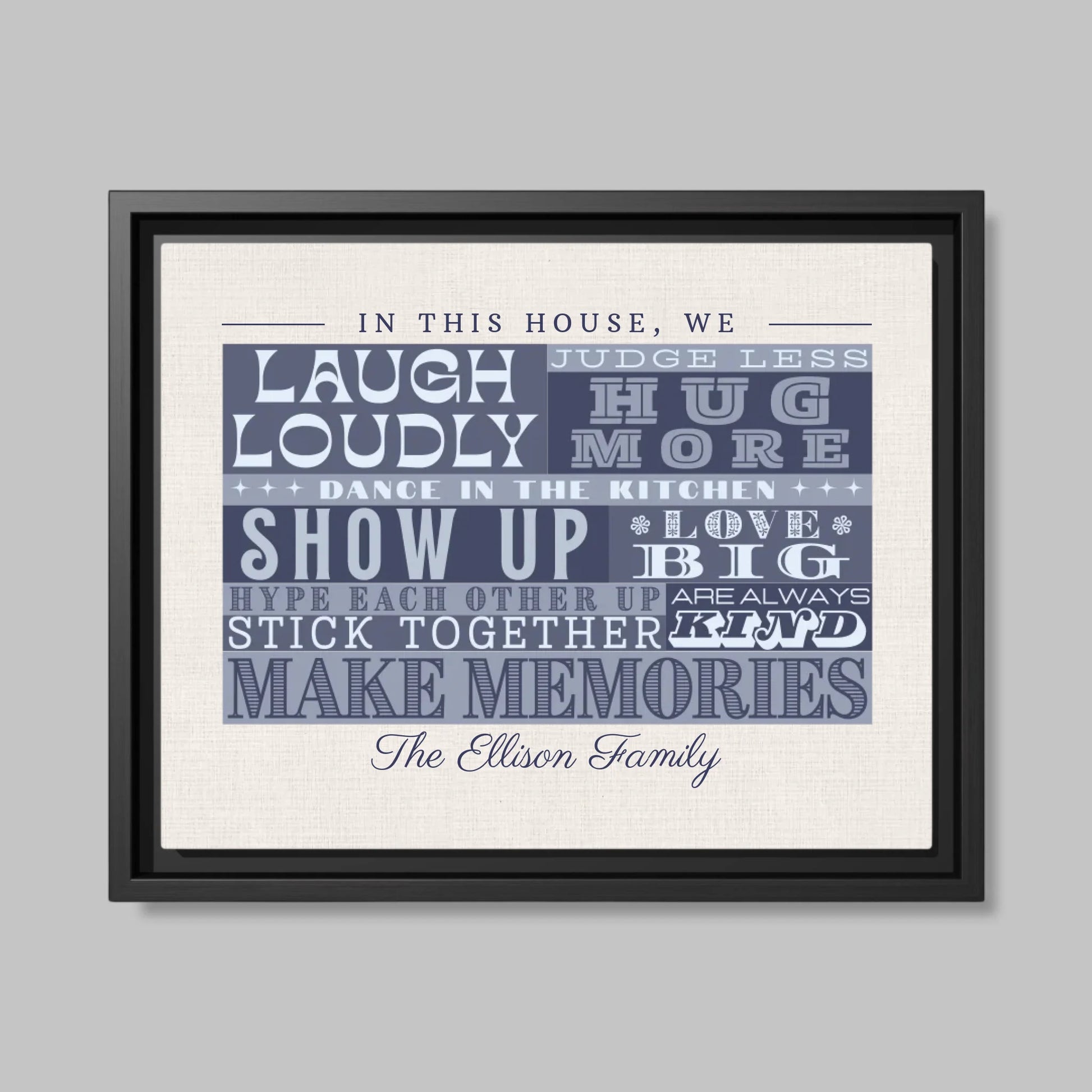 Black Framed Closeup 14.11 (14.11) Horizontal Canvas Mockup