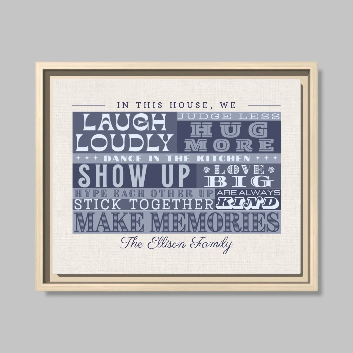 Natural Framed Closeup 14.11 (14.11) Horizontal Canvas Mockup