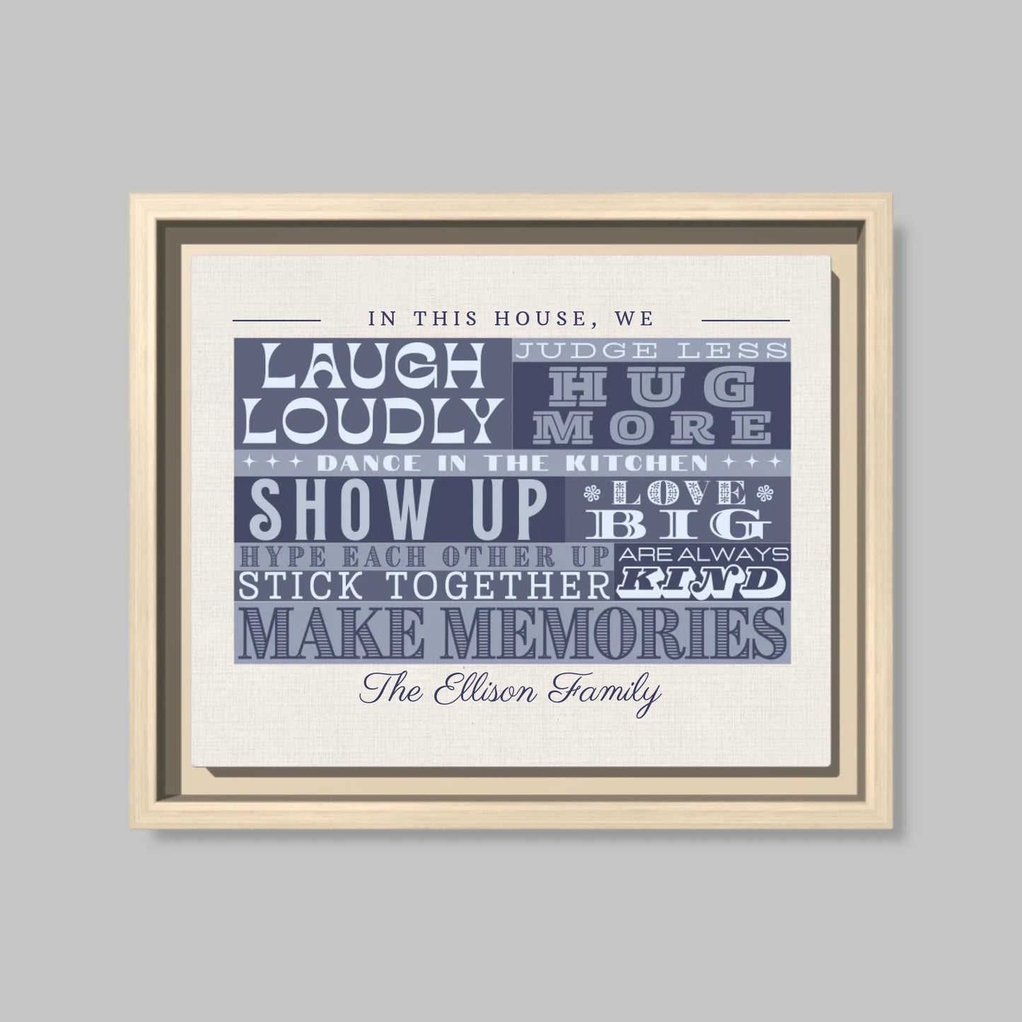Natural Framed Closeup 16x20 Vertical Canvas (4.5) Mockup For TIB