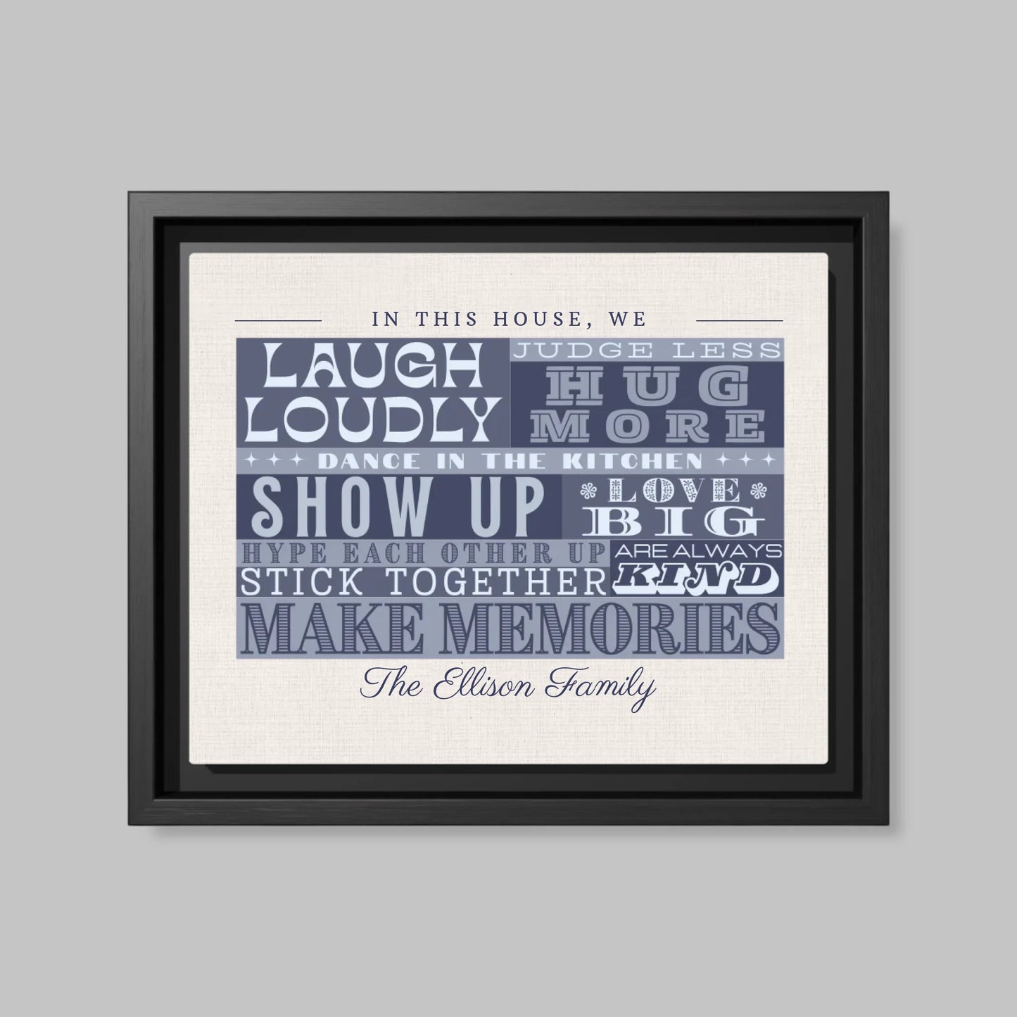 Black Framed Closeup 16x20 Vertical Canvas (4.5) Mockup For TIB