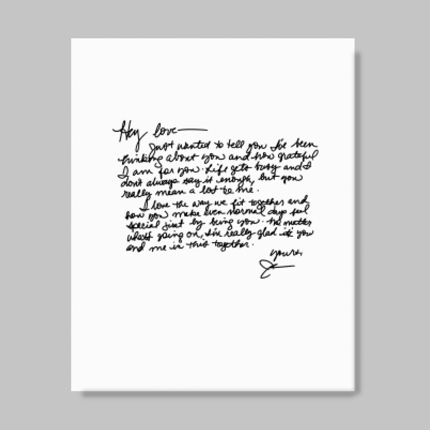 Unframed Closeup 11x14 (11.14) Vertical Canvas Mockup