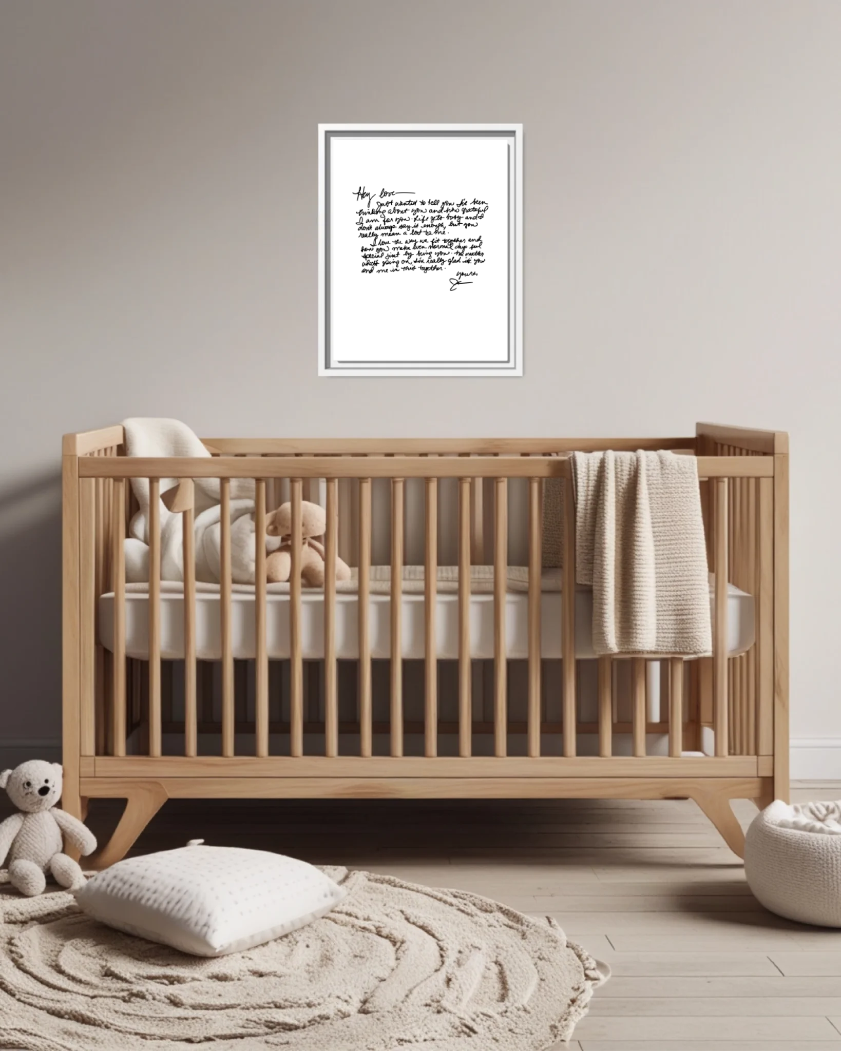 Nursery Crib Wt Vertical 11x14 Mockup