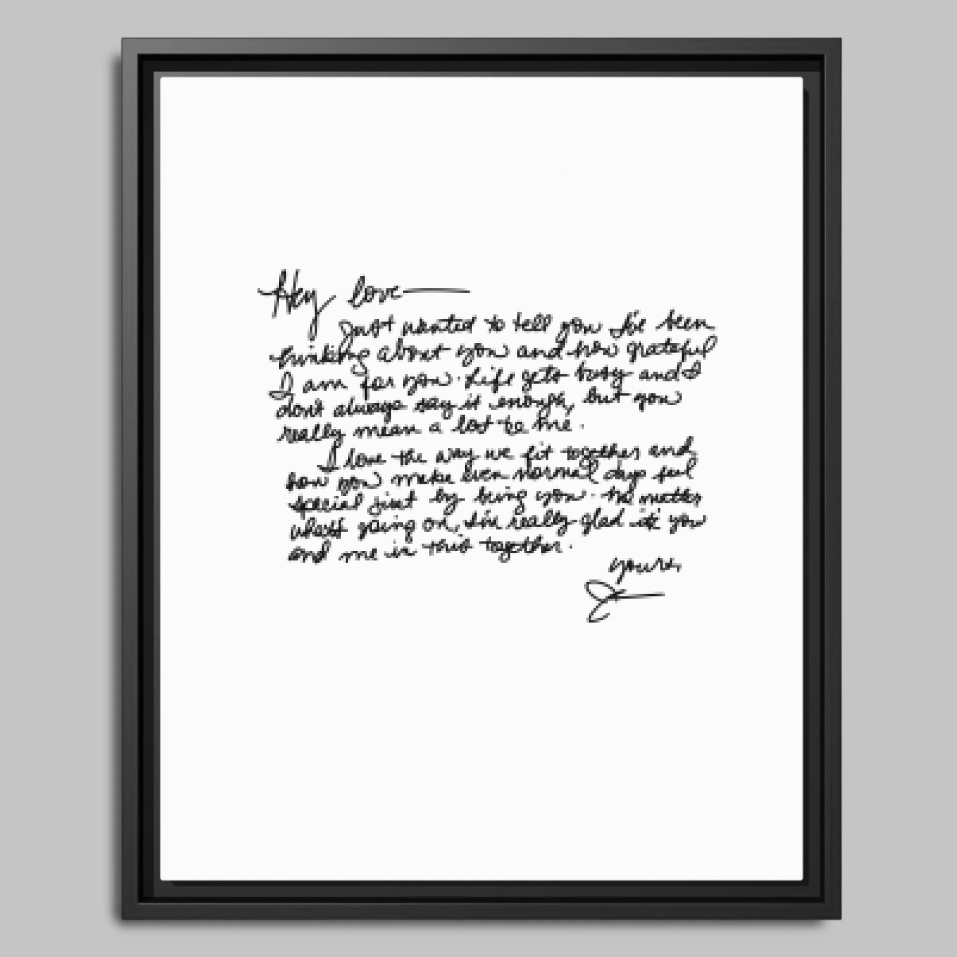 Black Framed Closeup 16x20 Vertical Canvas (4.5) Mockup For TIB