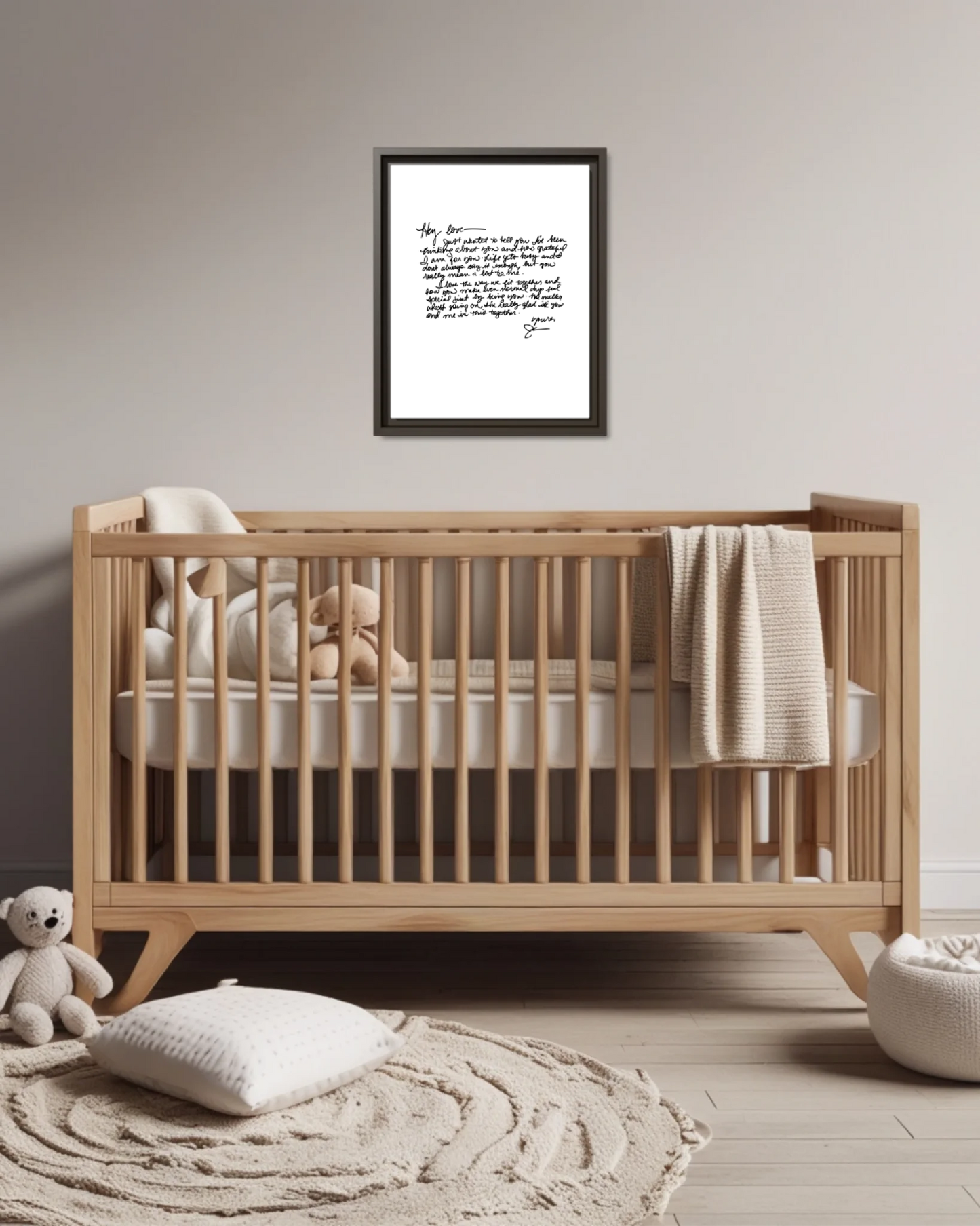 Nursery Crib Esp Vertical 11x14 Mockup