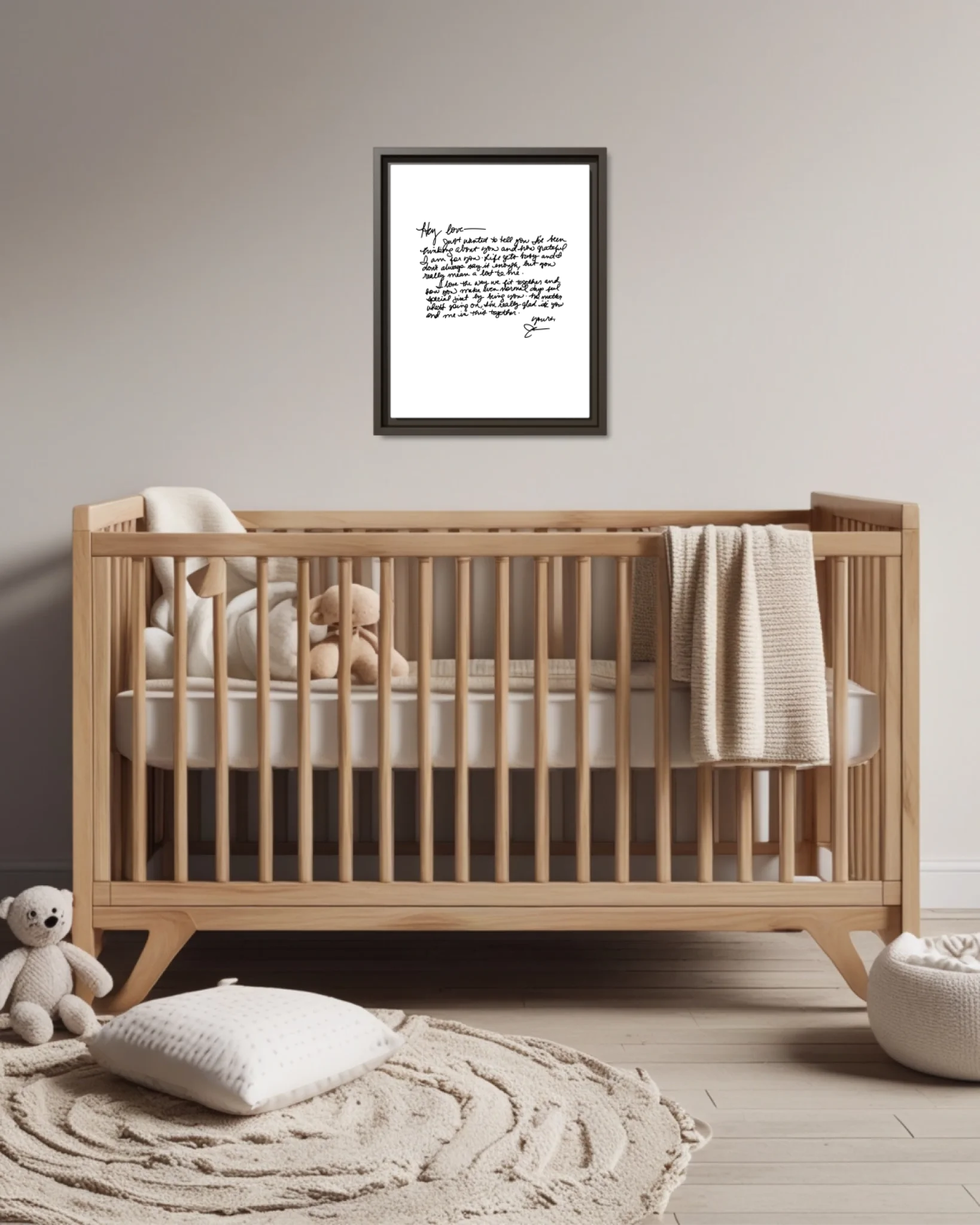 Nursery Crib Esp Vertical 11x14 Mockup
