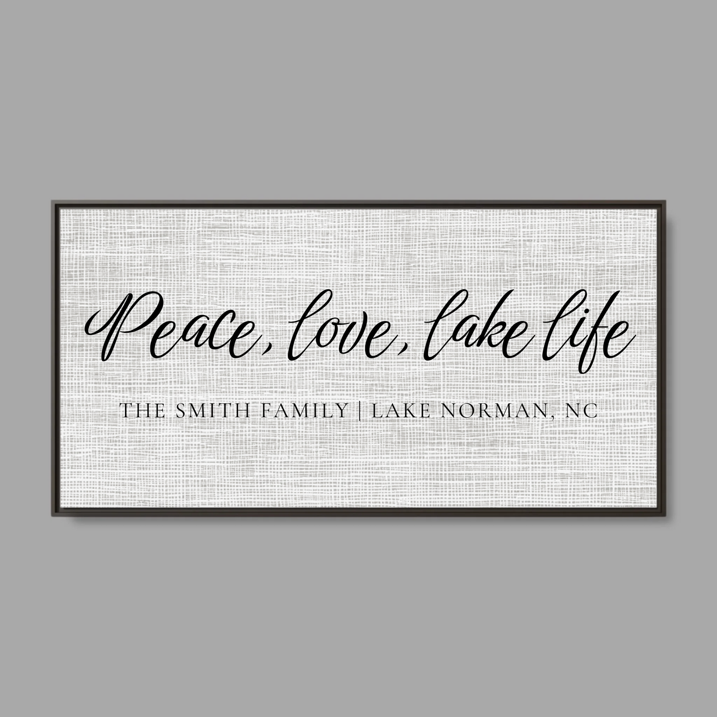 Espresso Frame Wide Format 2.1 Canvas for TIB