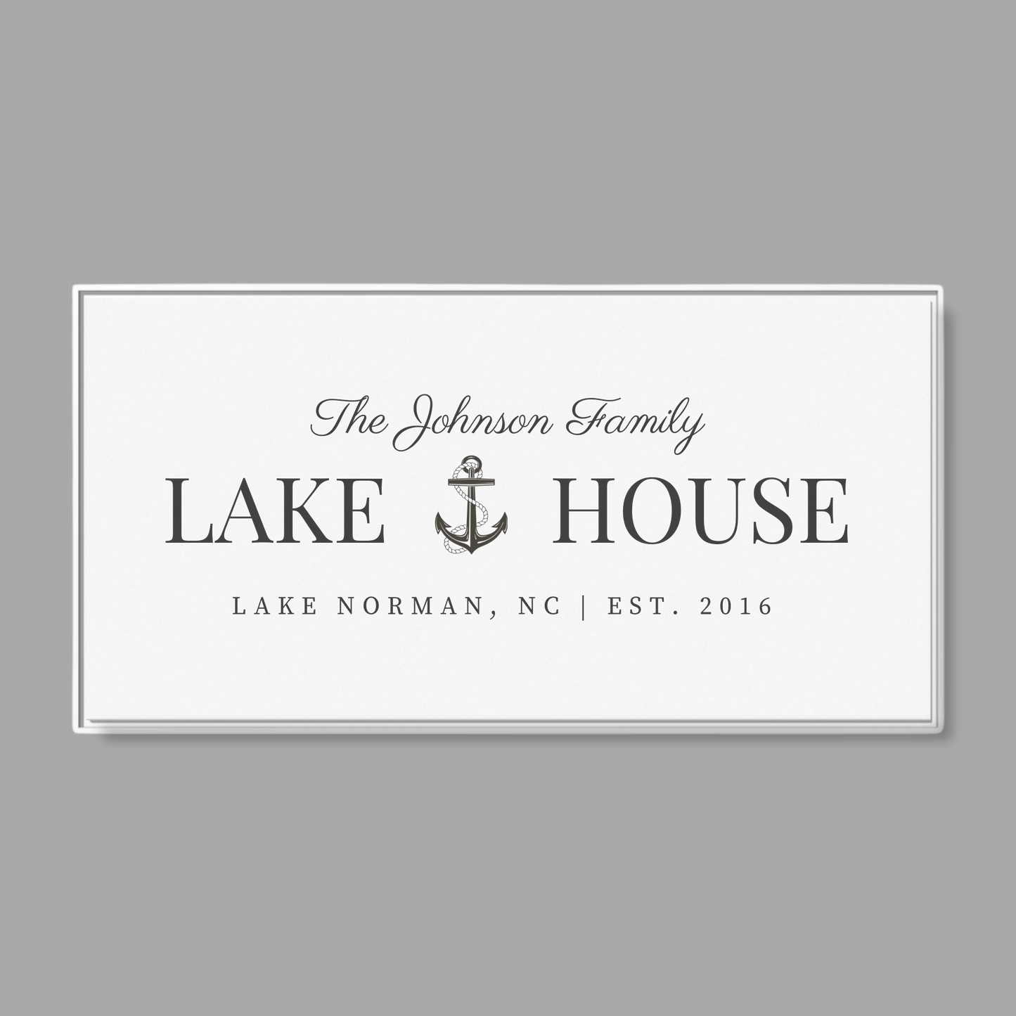 White Frame Wide Format 2.1 Canvas for TIB