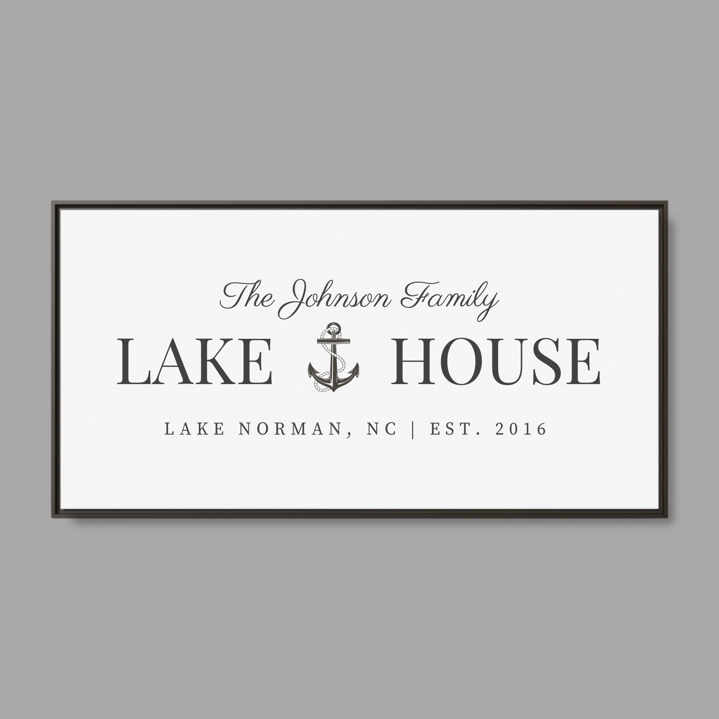 Espresso Frame Wide Format 2.1 Canvas for TIB