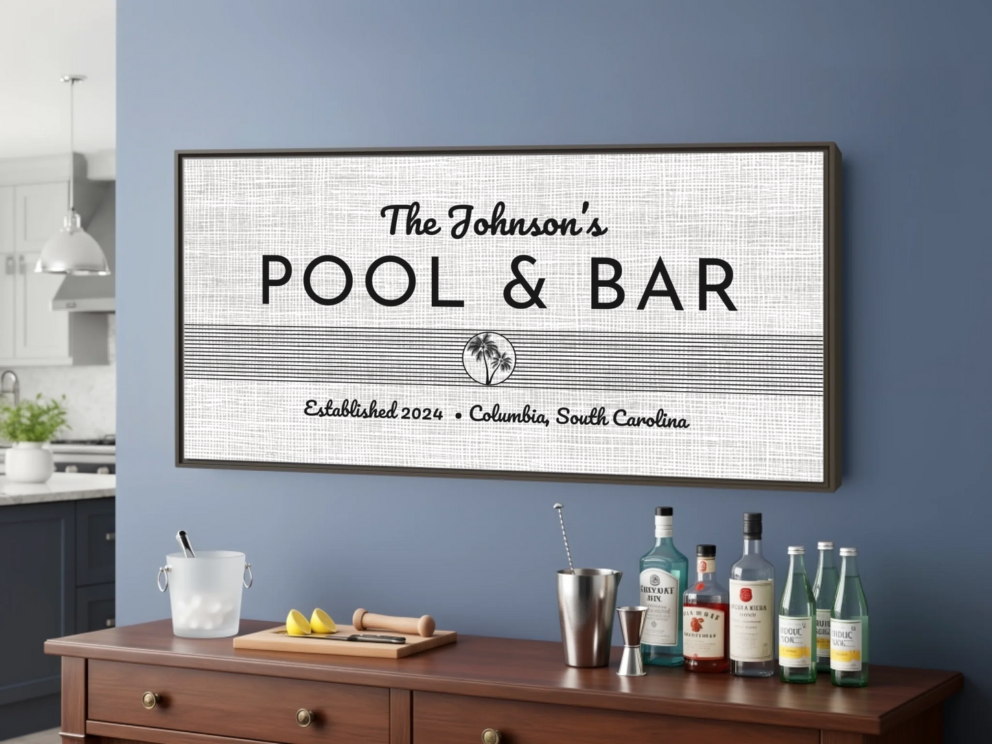 Bar Espresso Frame wide format 2.1 mockup