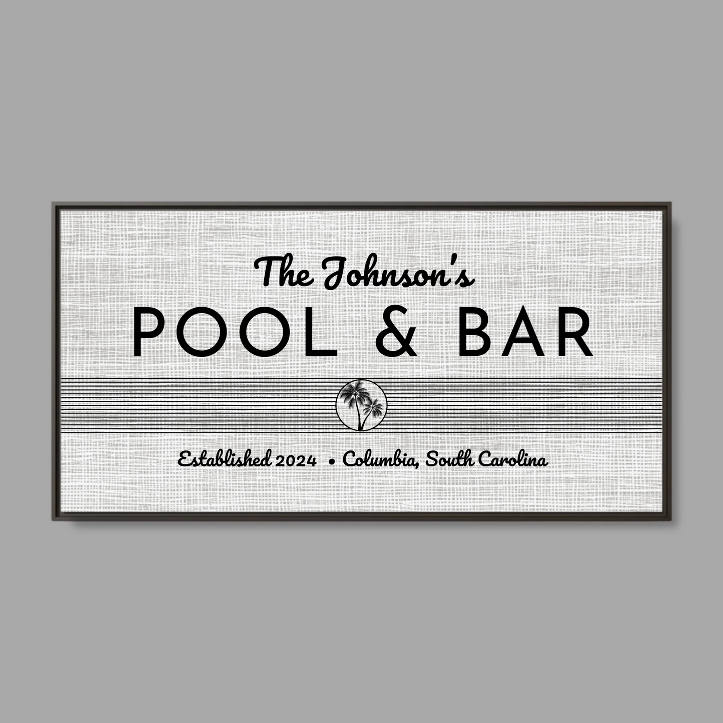 Espresso Frame Wide Format 2.1 Canvas for TIB